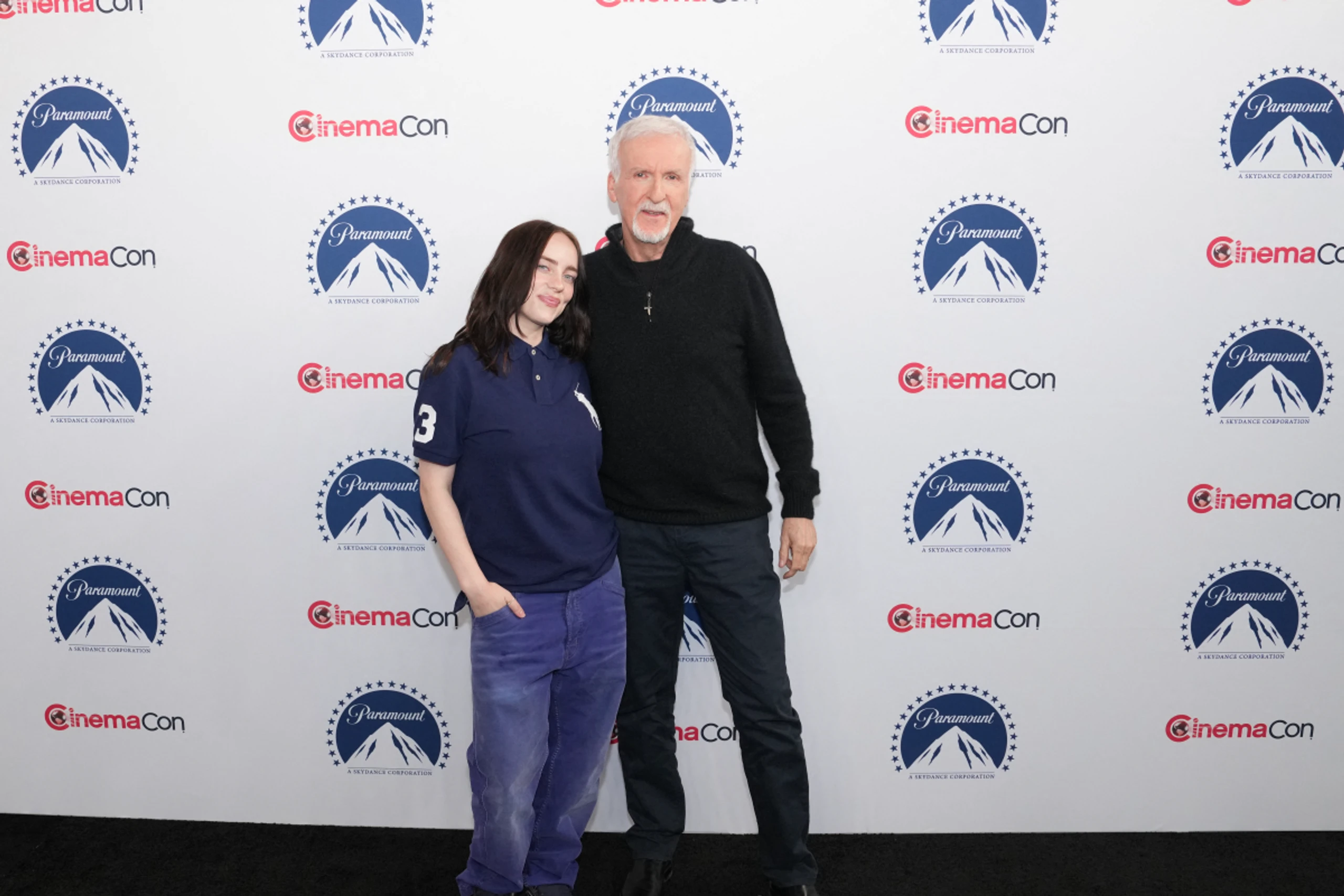 Billie Eilish und James Cameron bei der Paramount Pictures CinemaCon