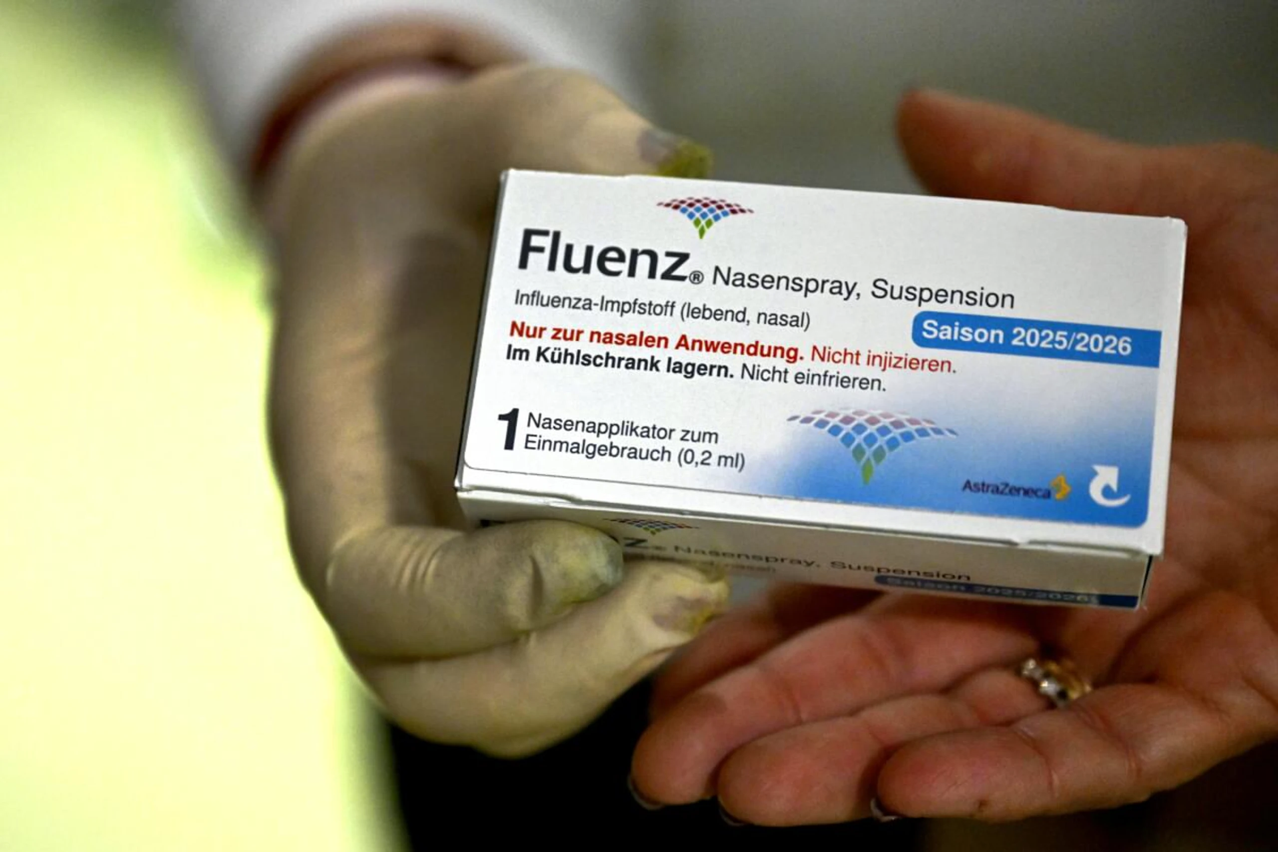 Fluenz schützt laut Studie auch die oberen Atemwege von Erwachsenen