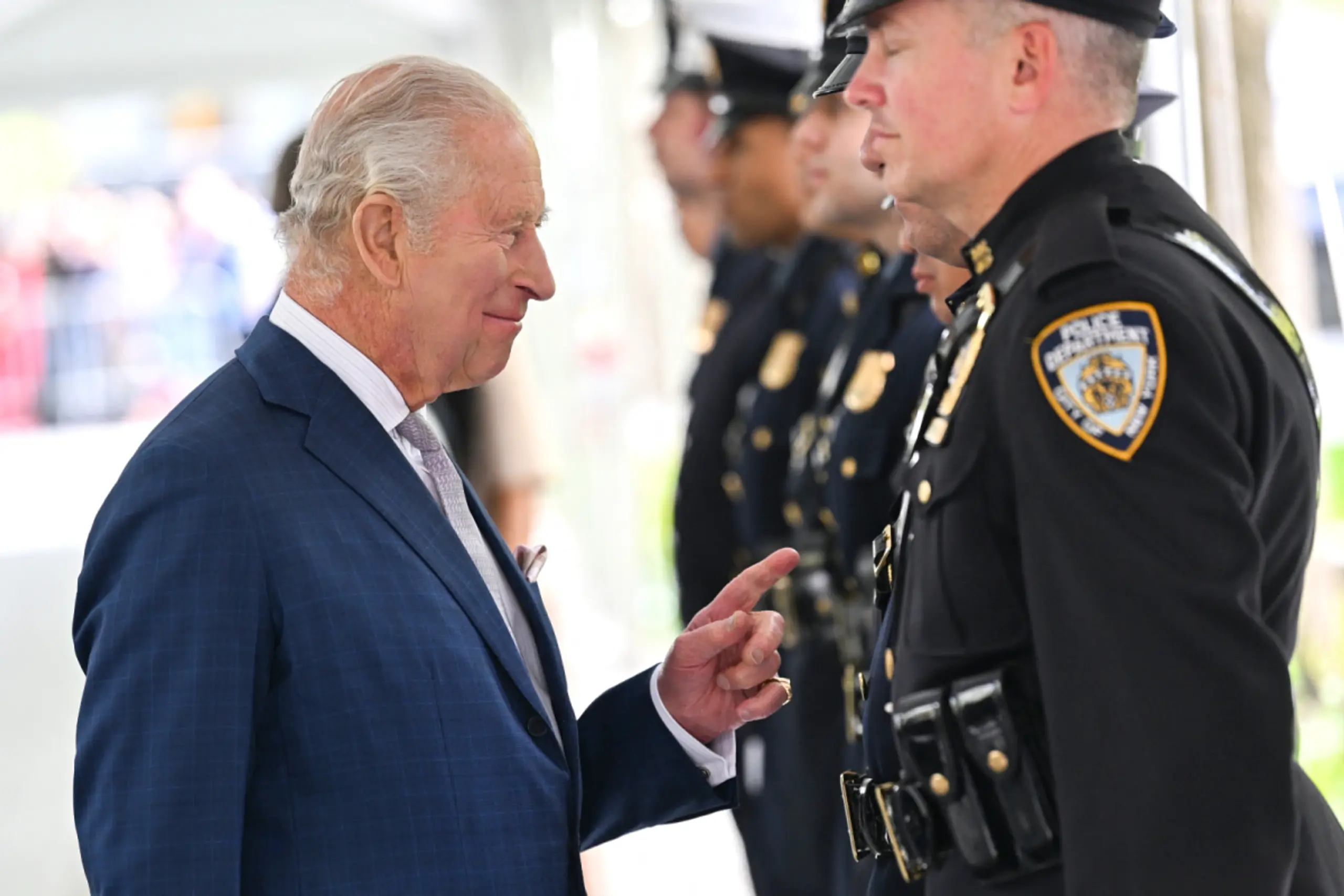 Der König traf Angehörige von Opfern und Einsatzkräften