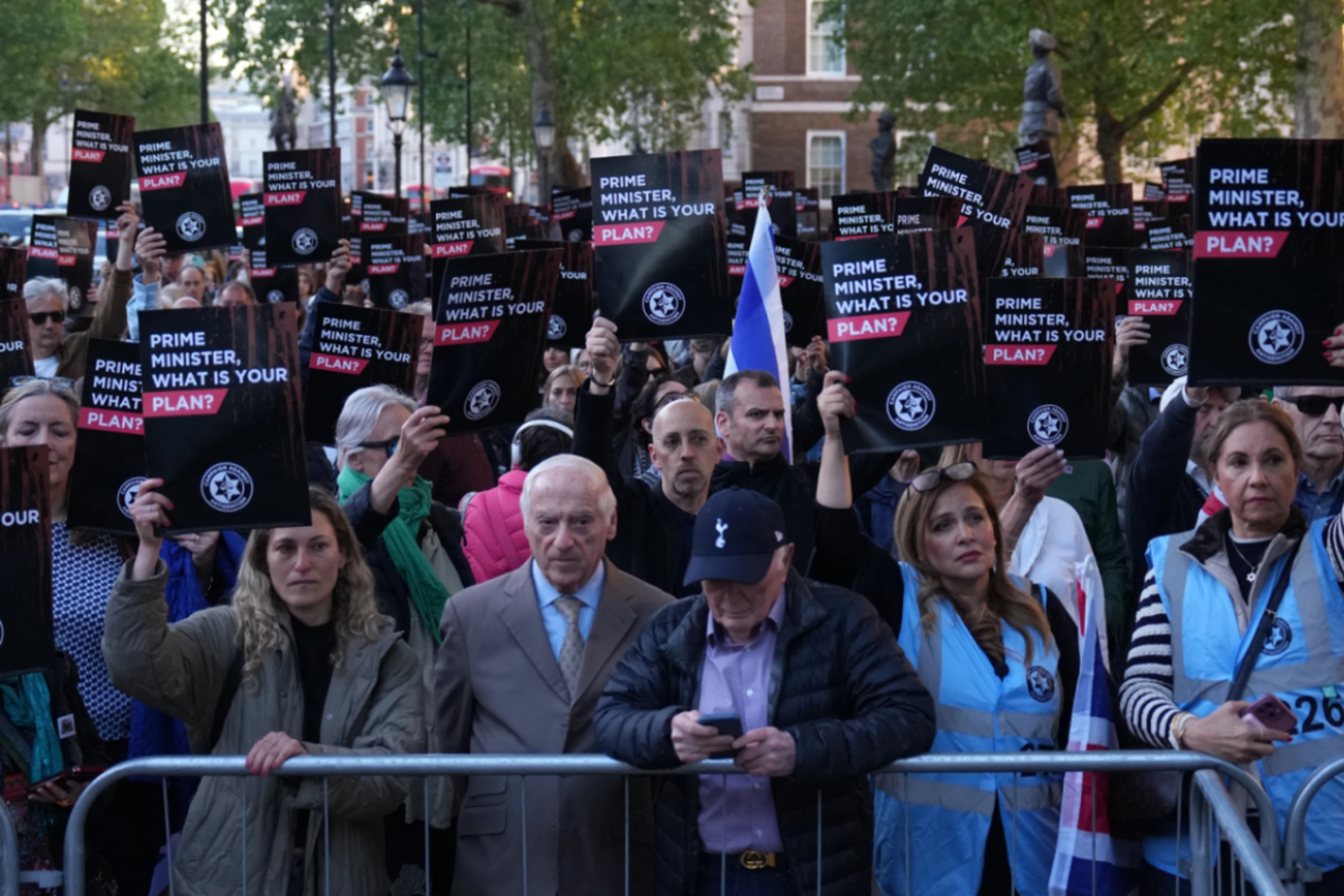 Protest gegen Antisemitismus in London
