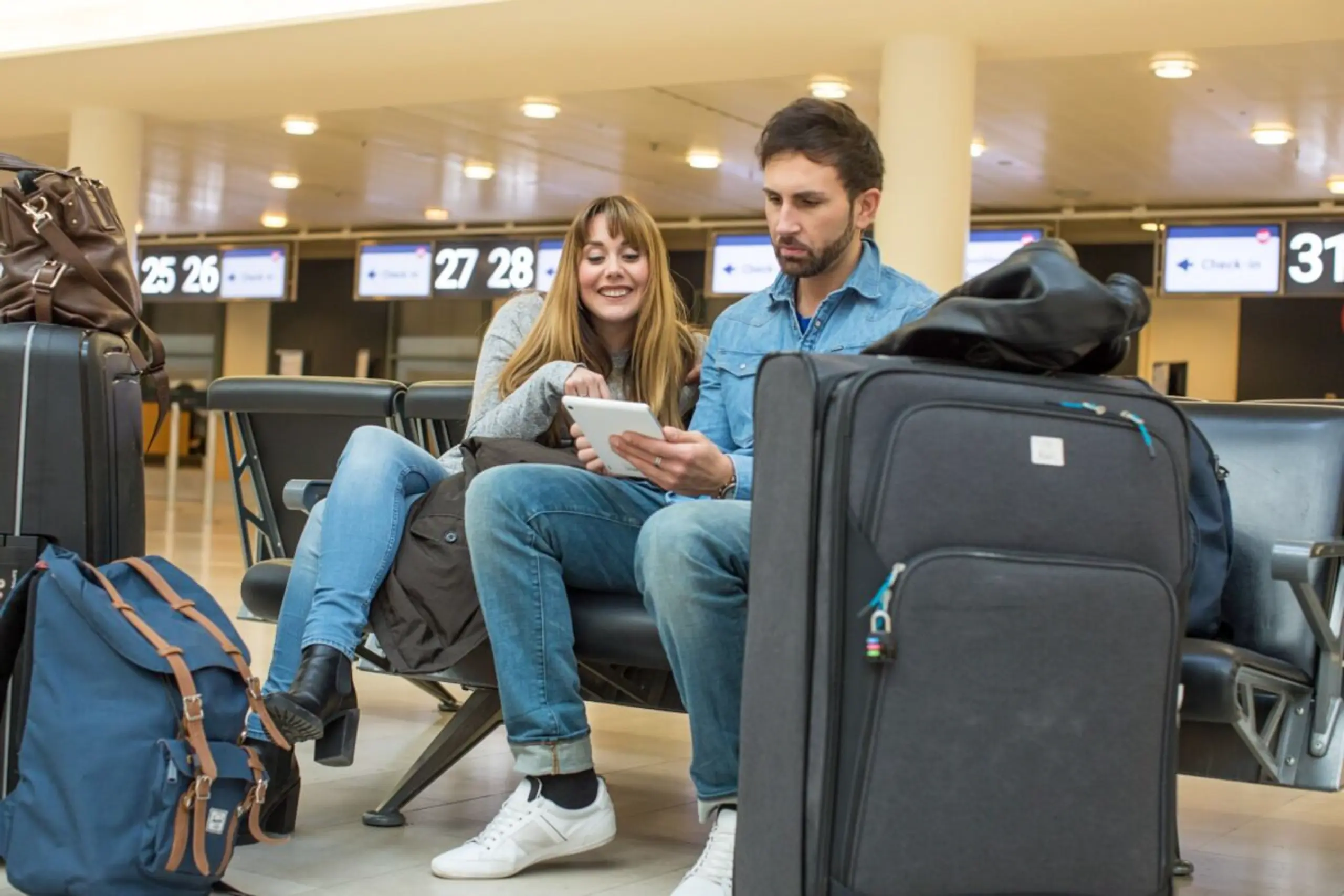 Es ist immer ratsam das Einchecken direkt bei der Airline abzuwickeln