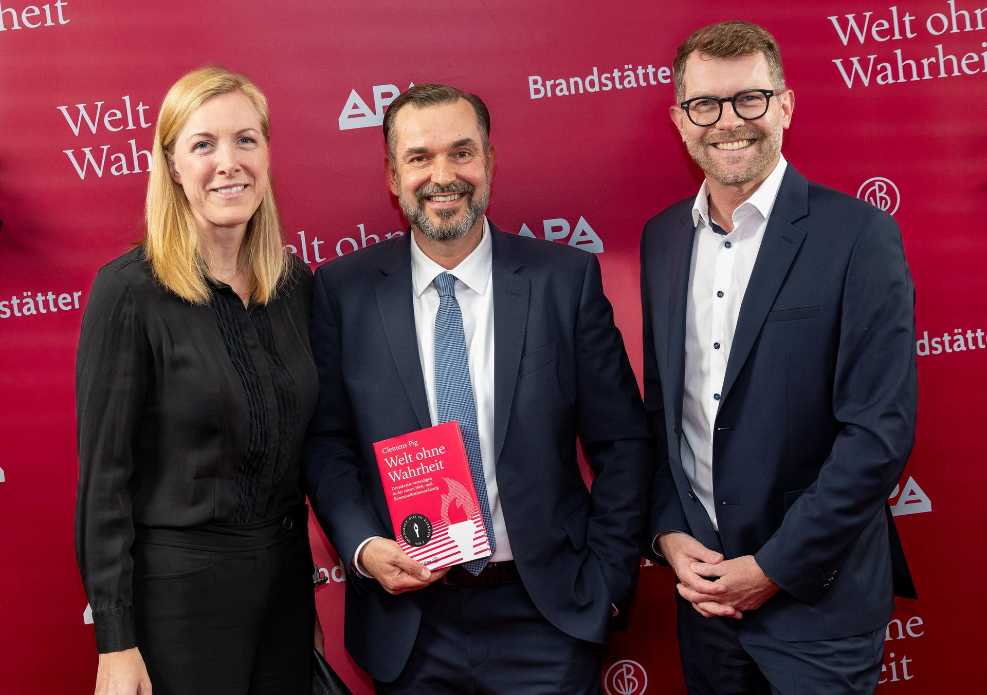 Buchpräsentation „Welt ohne Wahrheit“ von APA-CEO Clemens Pig