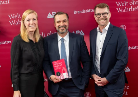 Buchpräsentation „Welt ohne Wahrheit“ von APA-CEO Clemens Pig