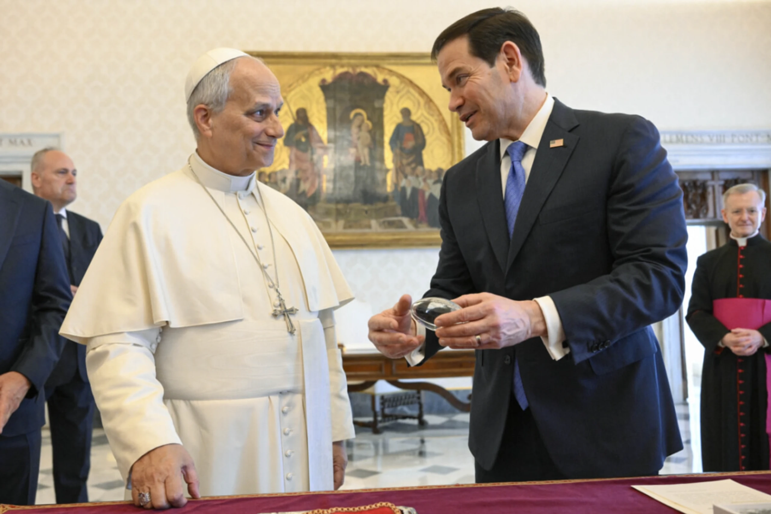 Papst Leo XIV. empfing US-Außenminister Rubio im Vatikan