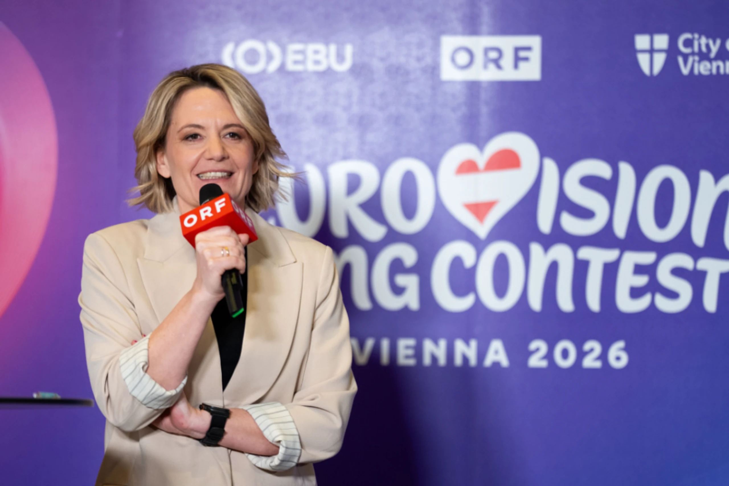 Stefanie Groiss-Horowitz ist momentan im ESC-Dauereinsatz