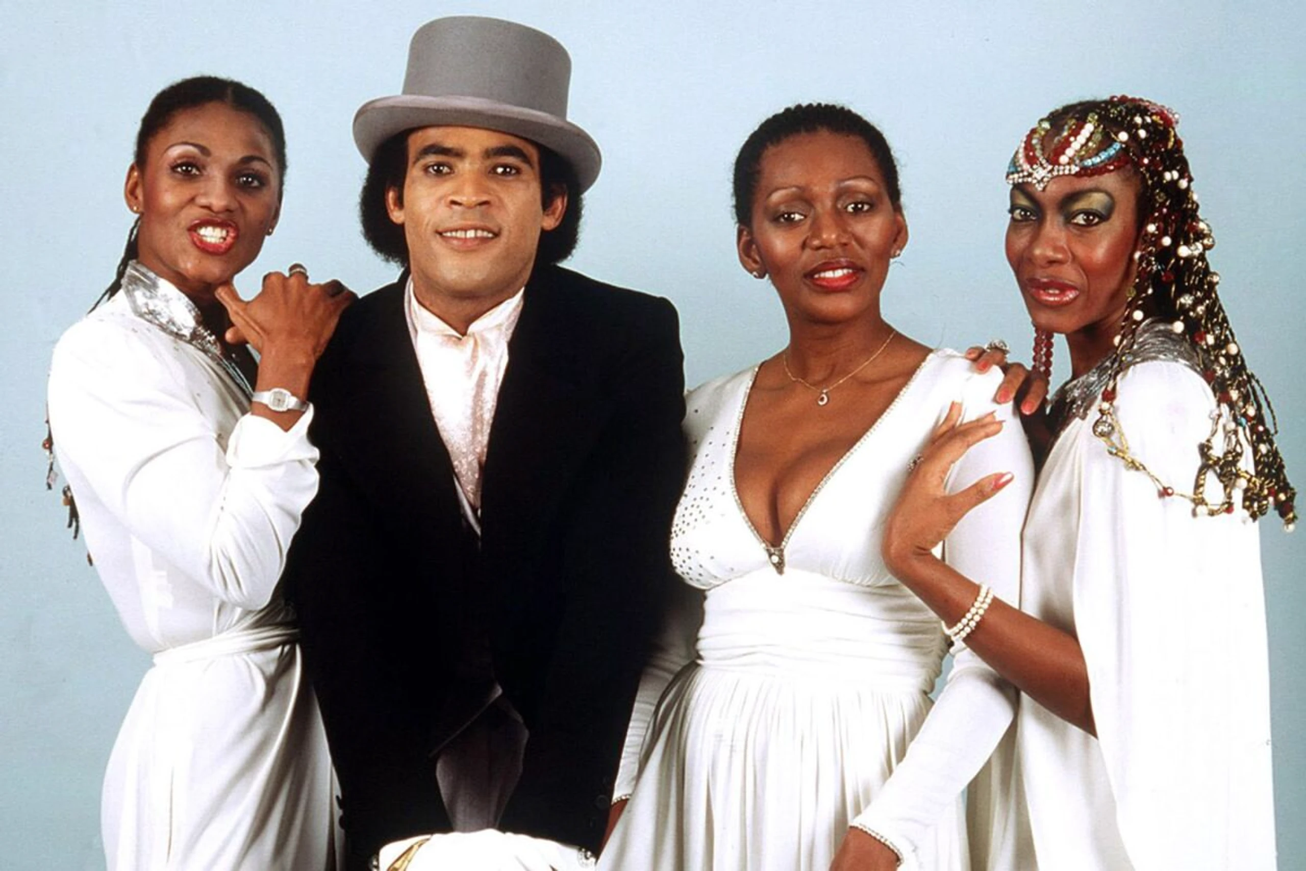++ ARCHIVBILD ++ Boney M. am Höhepunkt der Gruppe