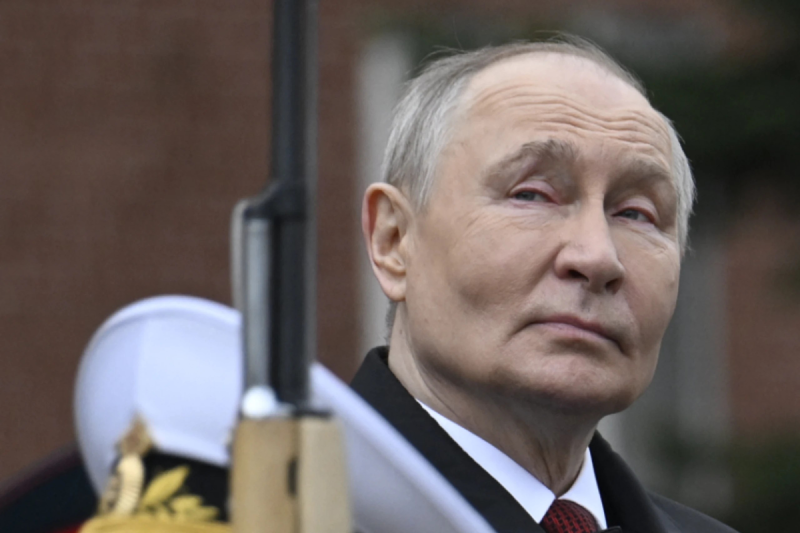 Russland Präsident Wladimir Putin bei Siegesparade in Moskau