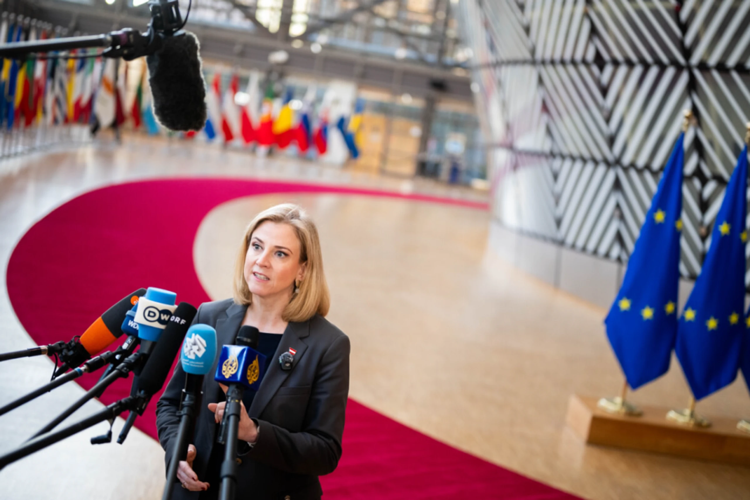 Außenministerin Meinl-Reisinger in Brüssel