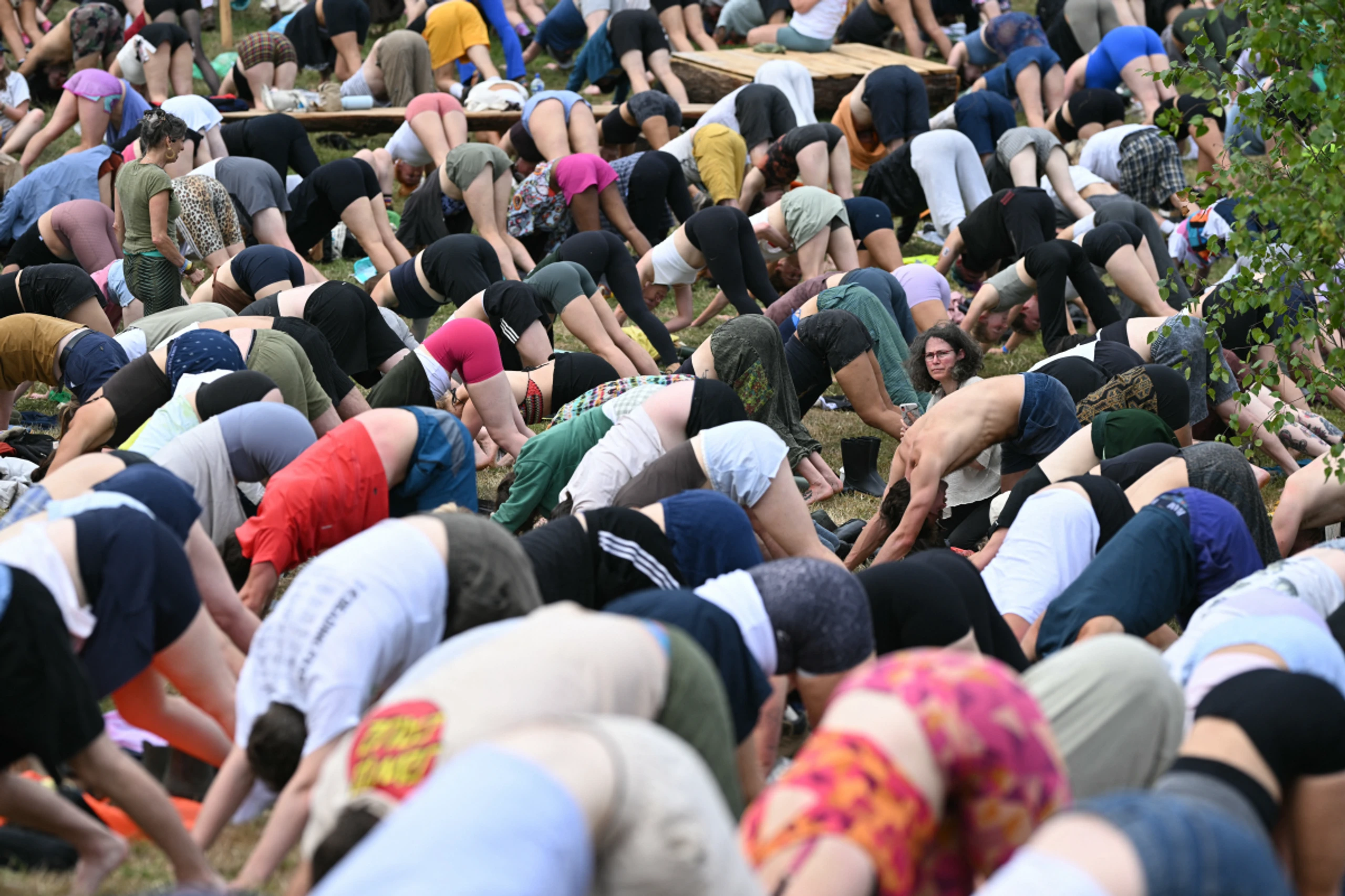 Yoga in der Gruppe kann auch motivieren