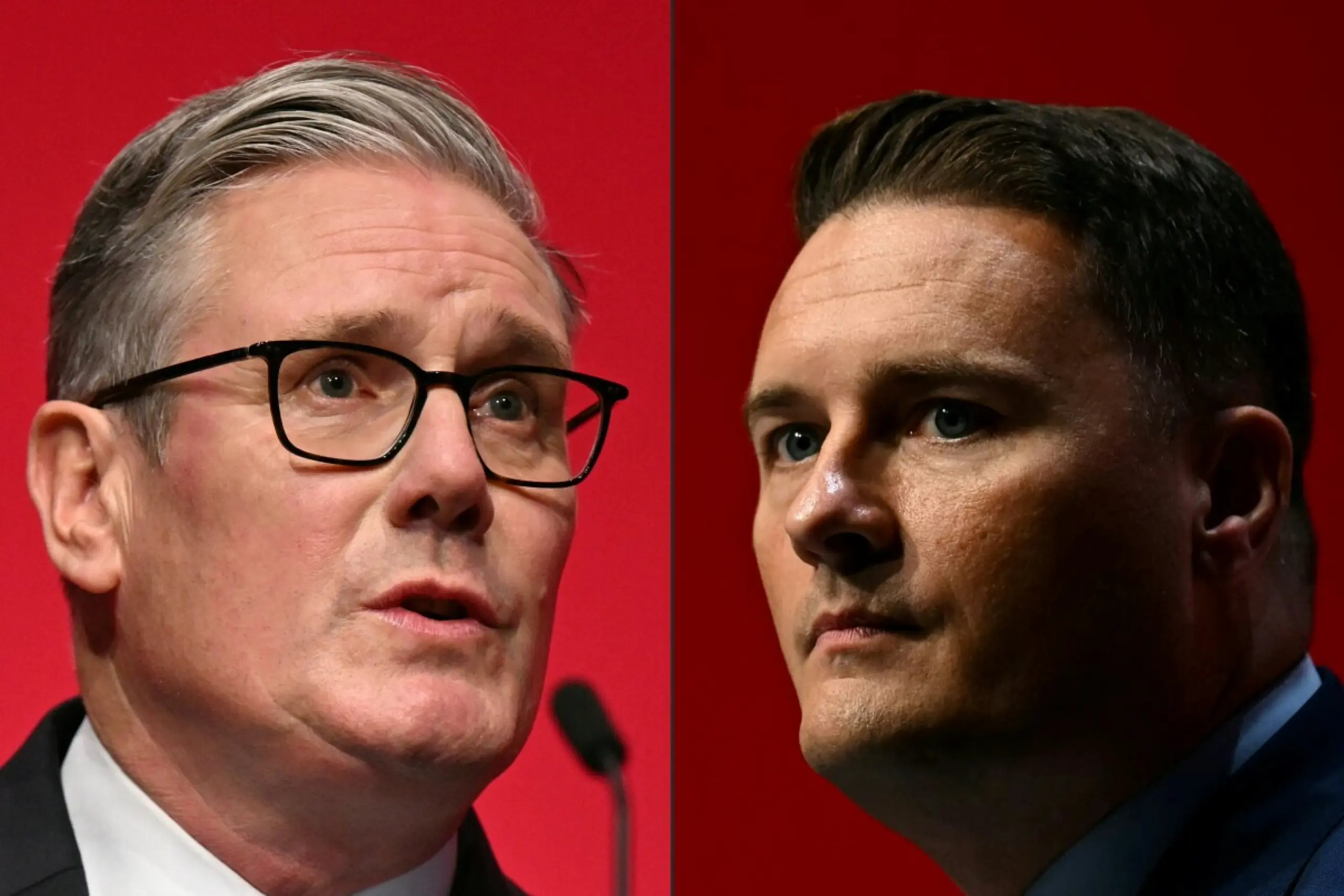 Premierminister Keir Starmer und der britische Politiker Wes Streeting