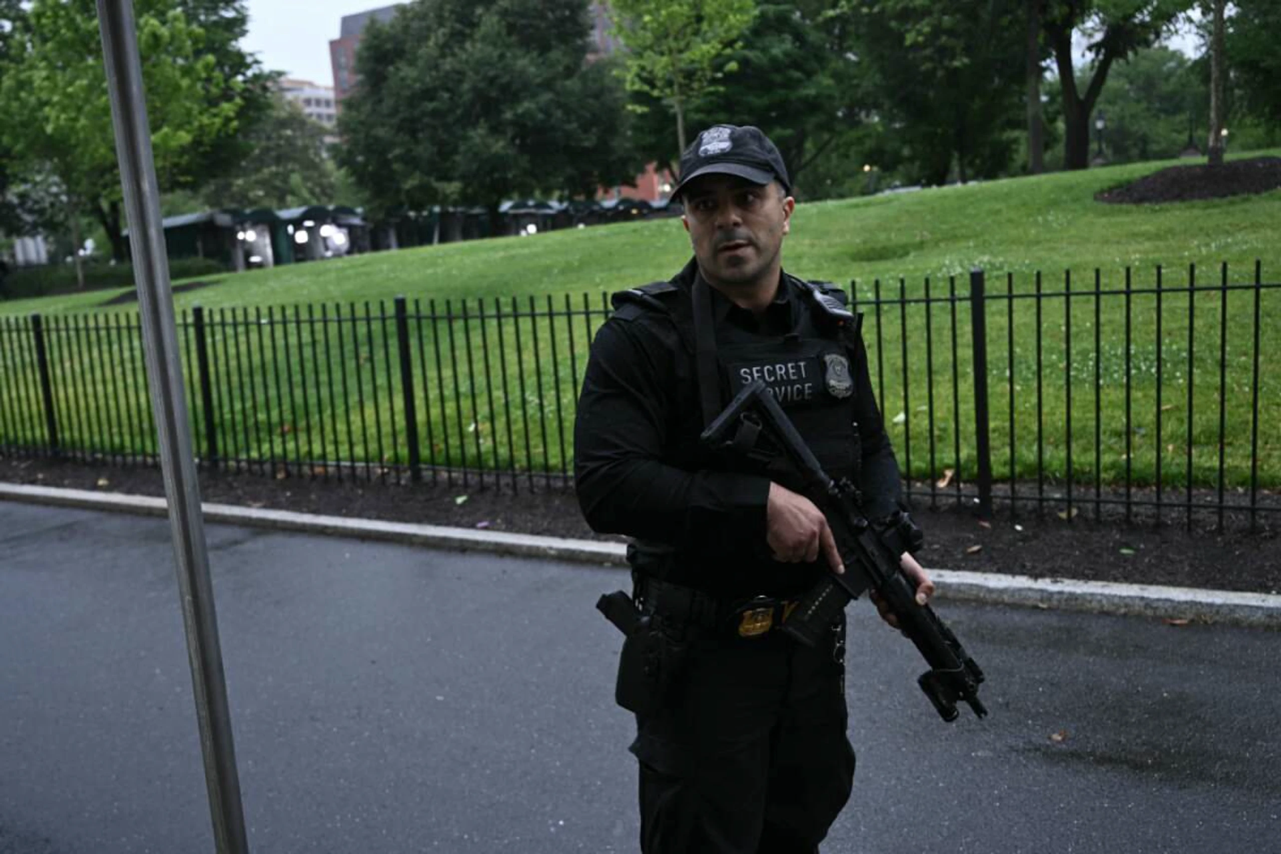 Ein bewaffneter Secret-Service-Agent