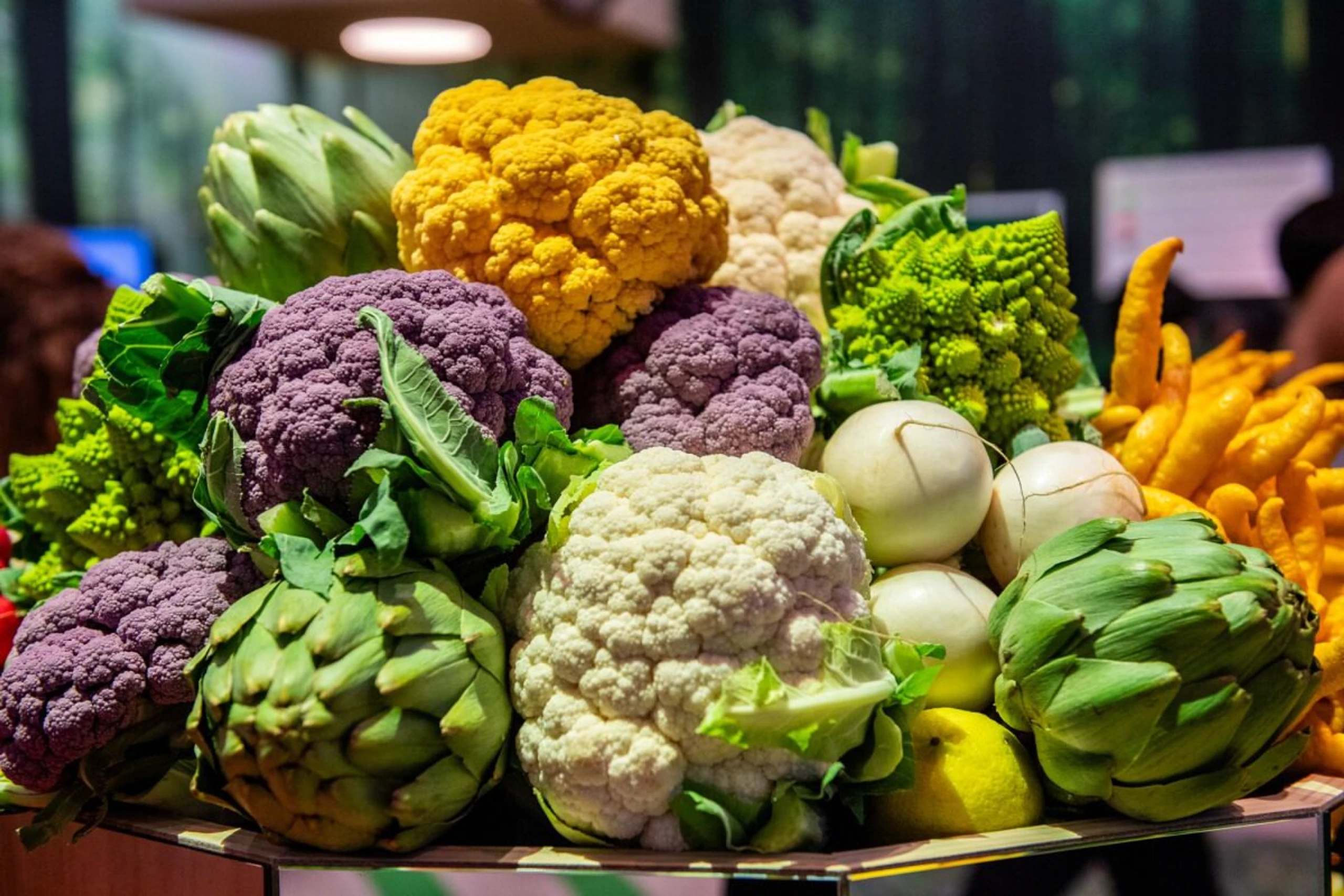 Farbiger Karfiol schmeckt wie der weiße, sieht aber interessanter aus