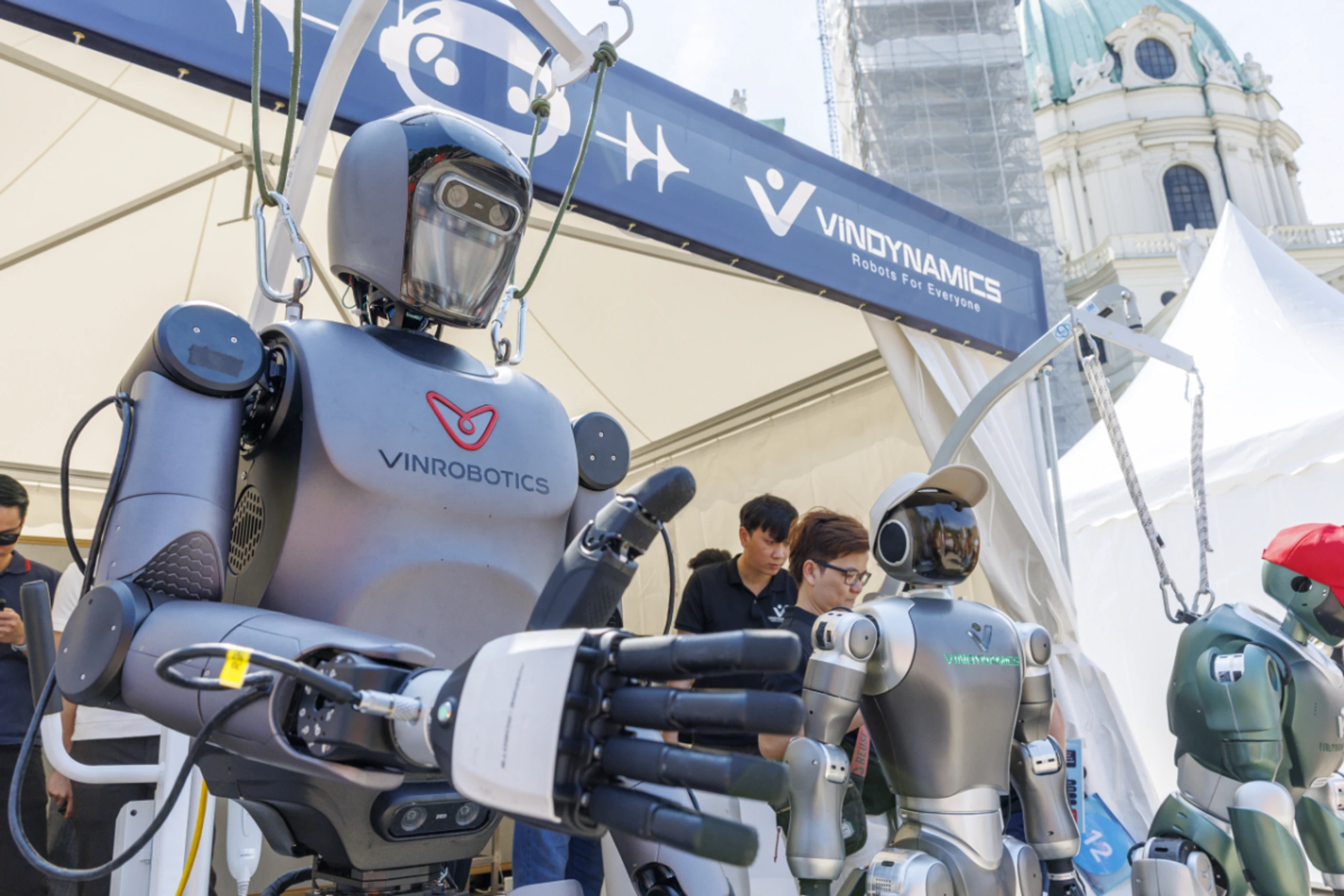 Vorführung beim "Roboter Festival am Sonntag in Wien