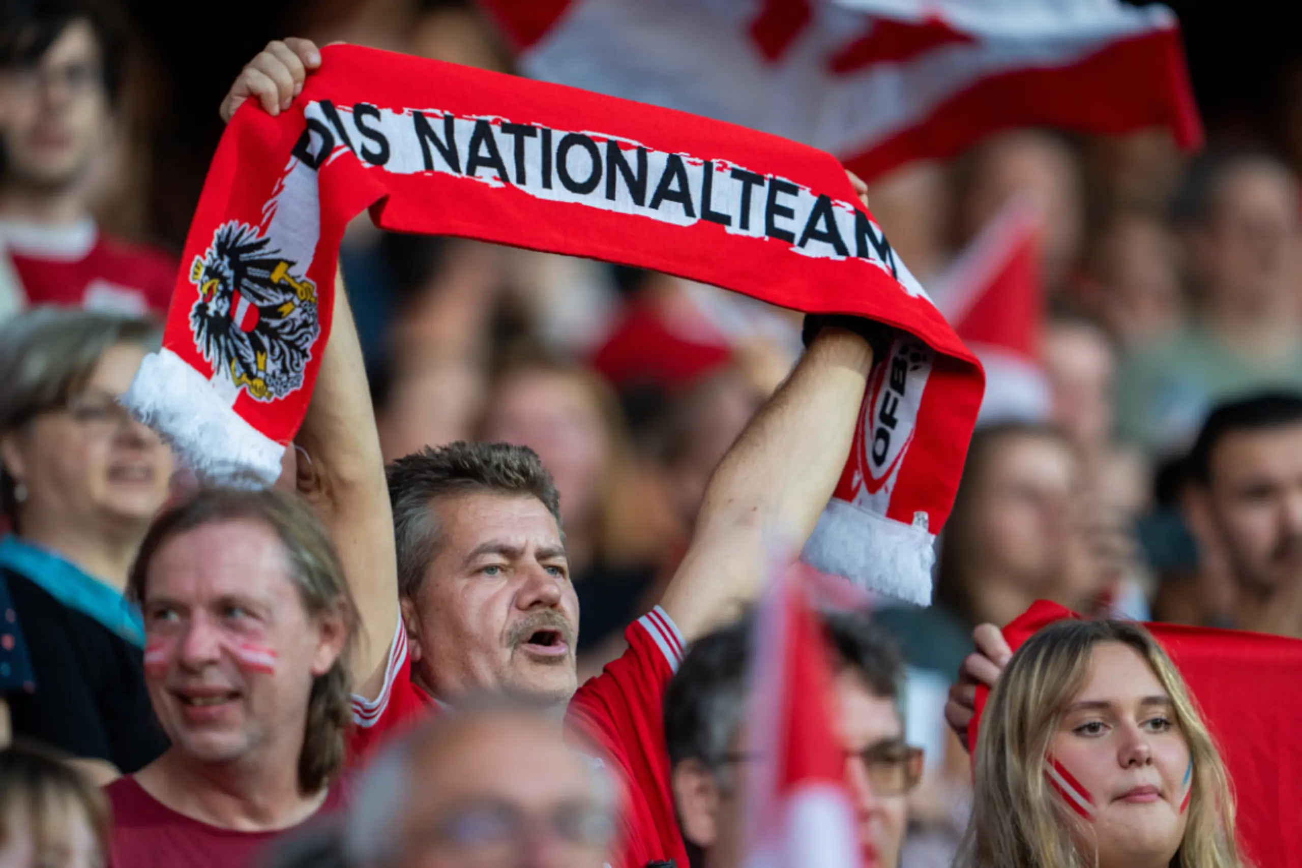 Österreich-Fans im Stadion - WM-Spiele für Gastro eher schwierig