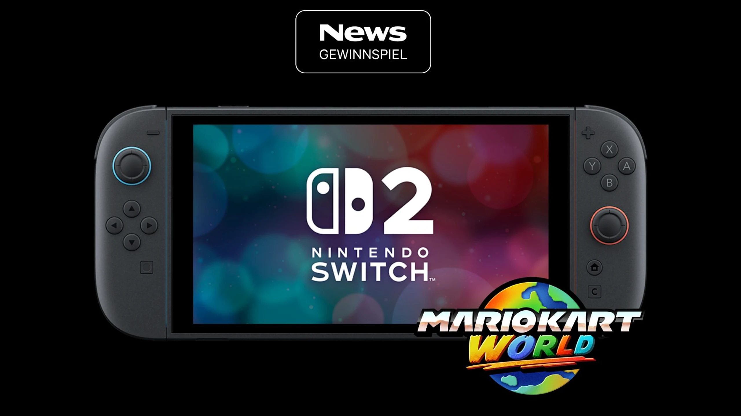 GEWINNSPIEL: Nintendo Switch 2 inklusive Mario Kart World gewinnen