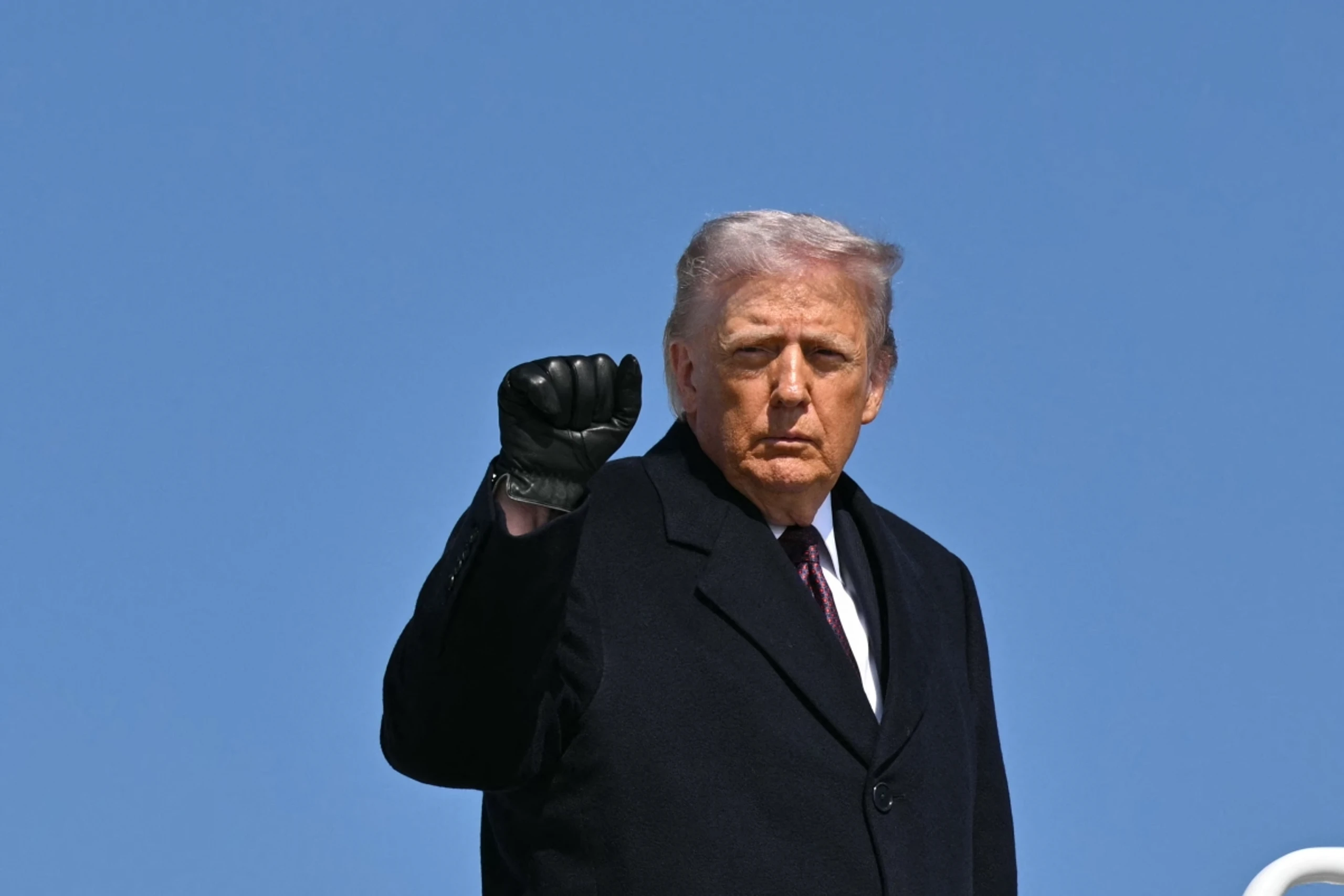 US-Präsident Trump ist oft mit geballter Faust zu sehen