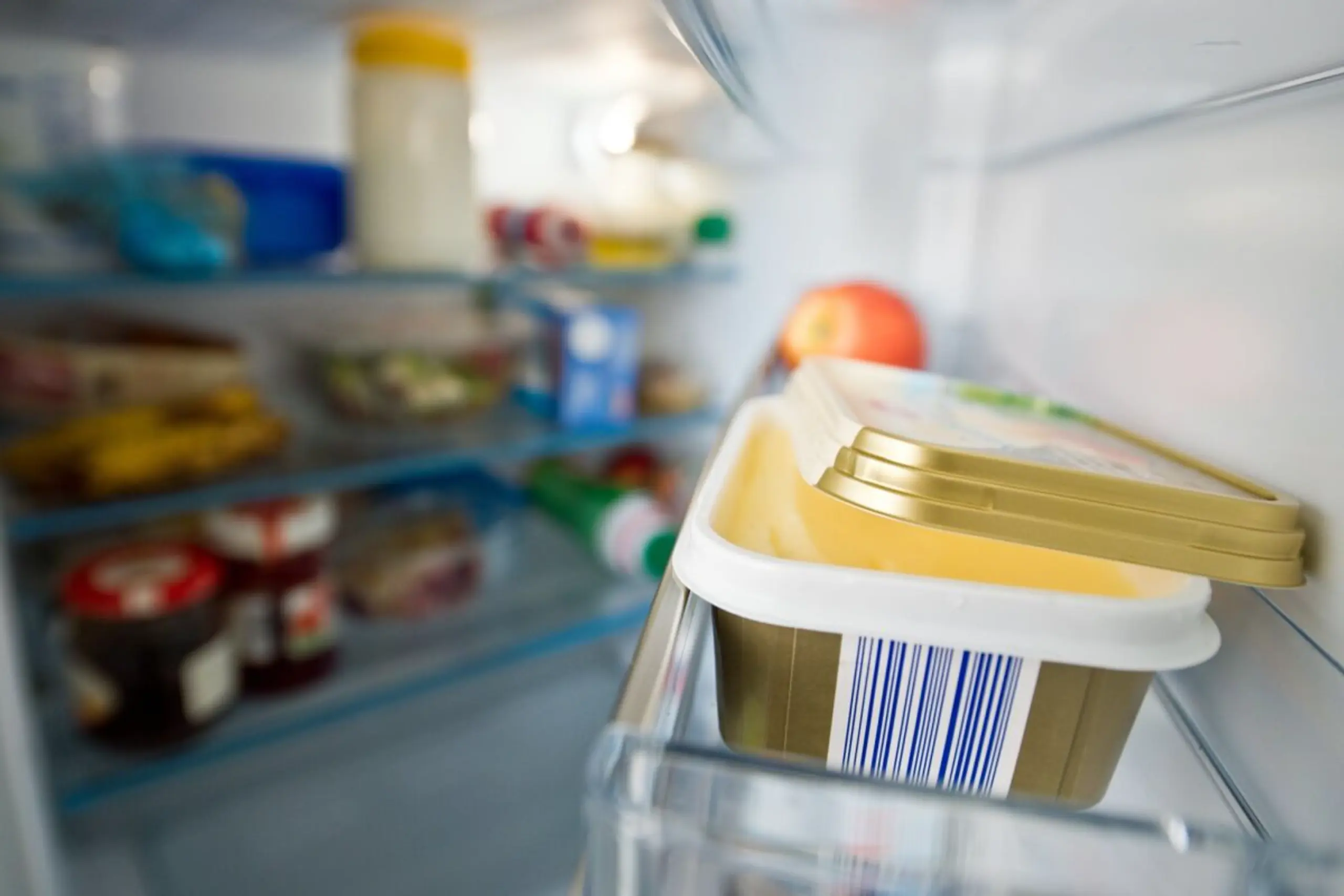 Margarinedosen nicht für Aufbewahren von Speisen verwenden