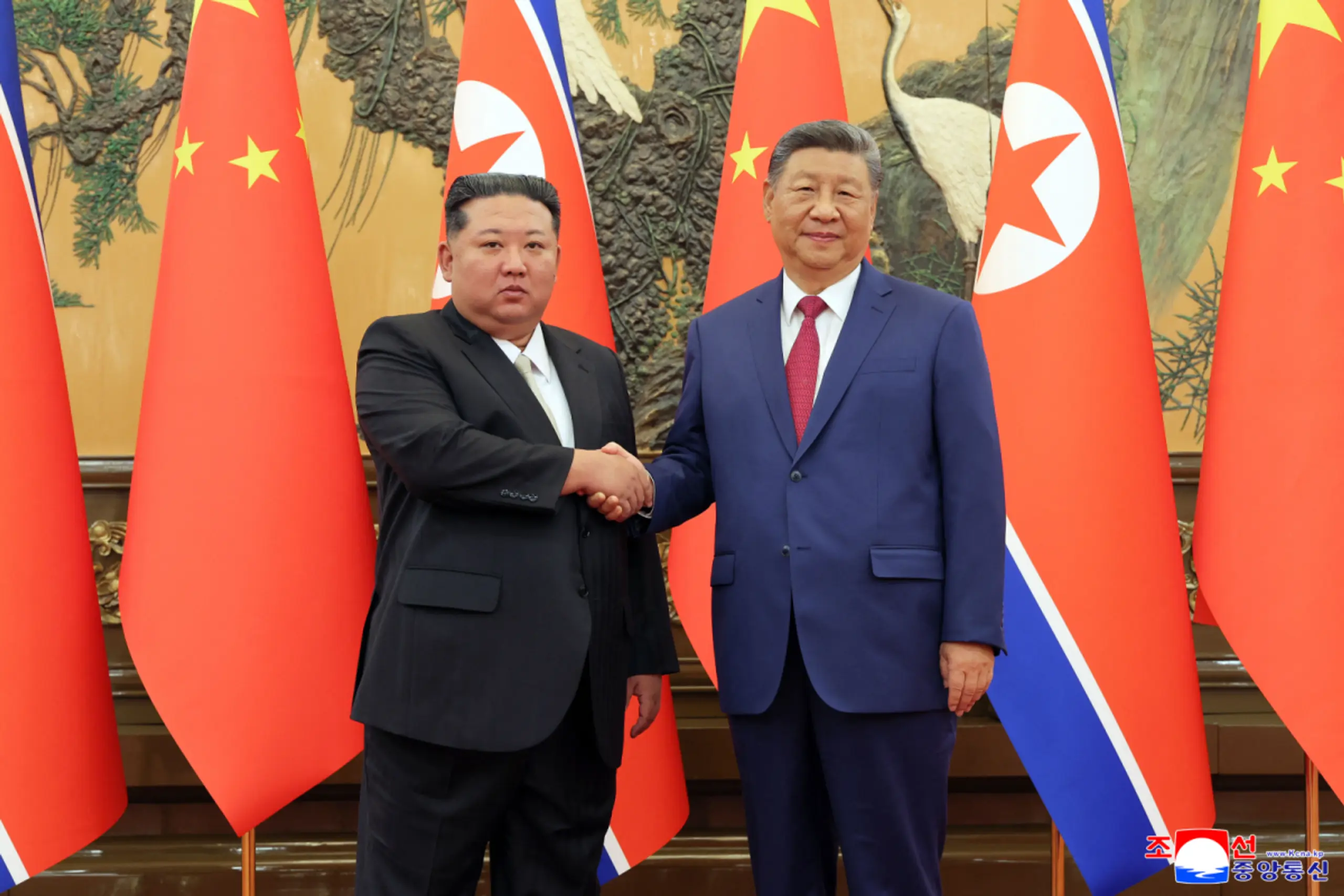 Dieses Bild stammt aus Peking, die Neuauflage erfolgt in Pjöngjang