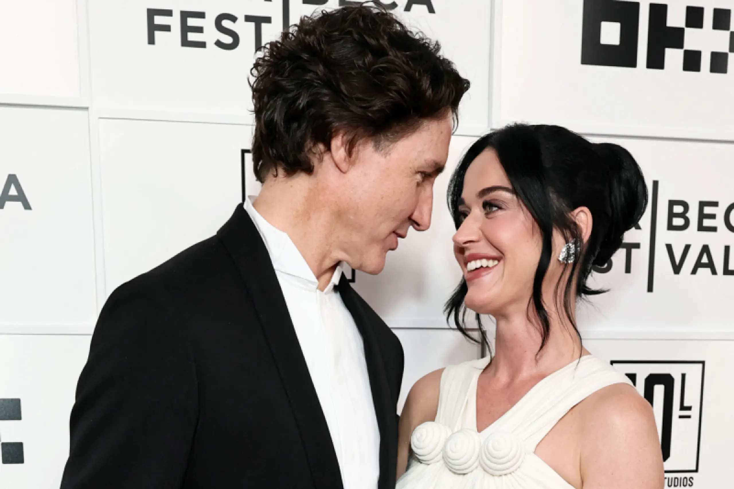 Justin Trudeau and Katy Perry auf dem Roten Teppich