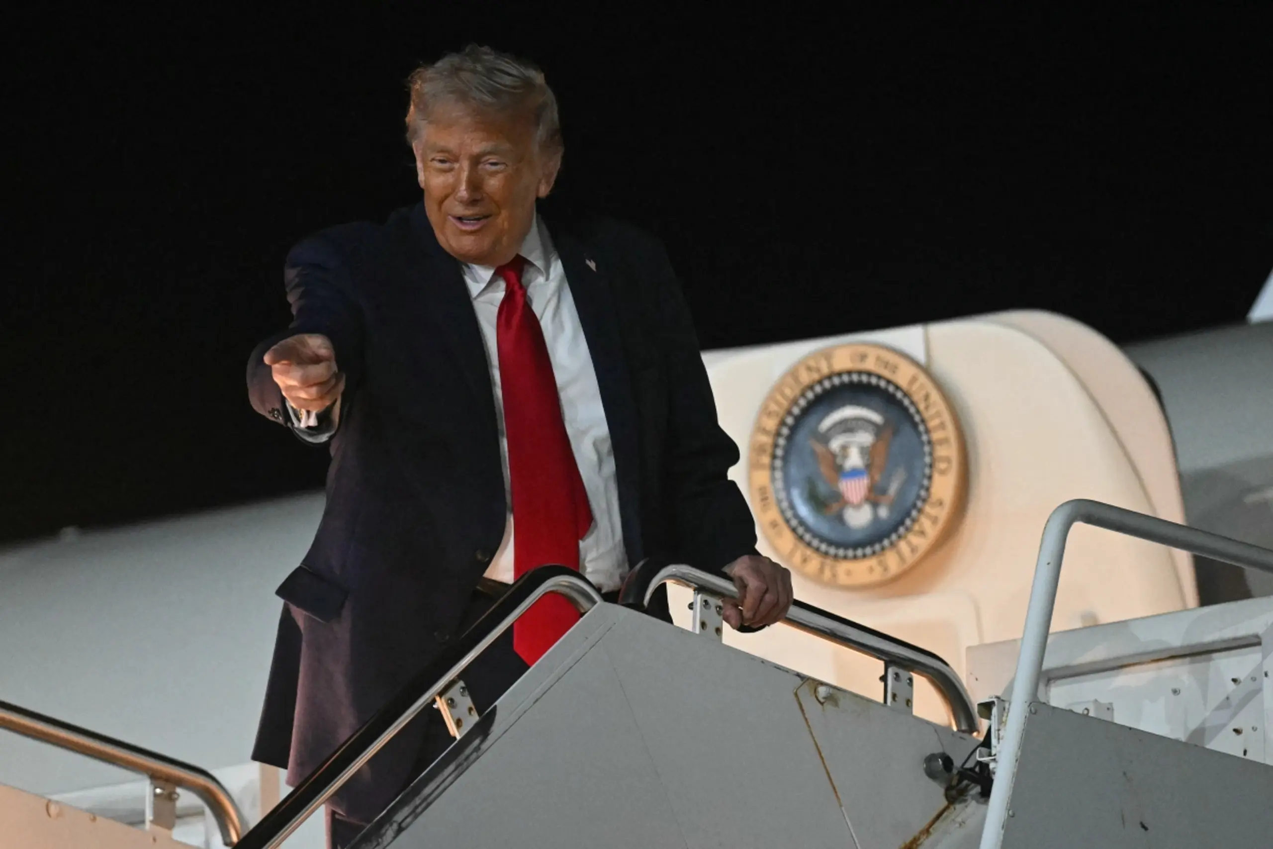 US-Präsident Trump kündigte die Angriffe vorab an