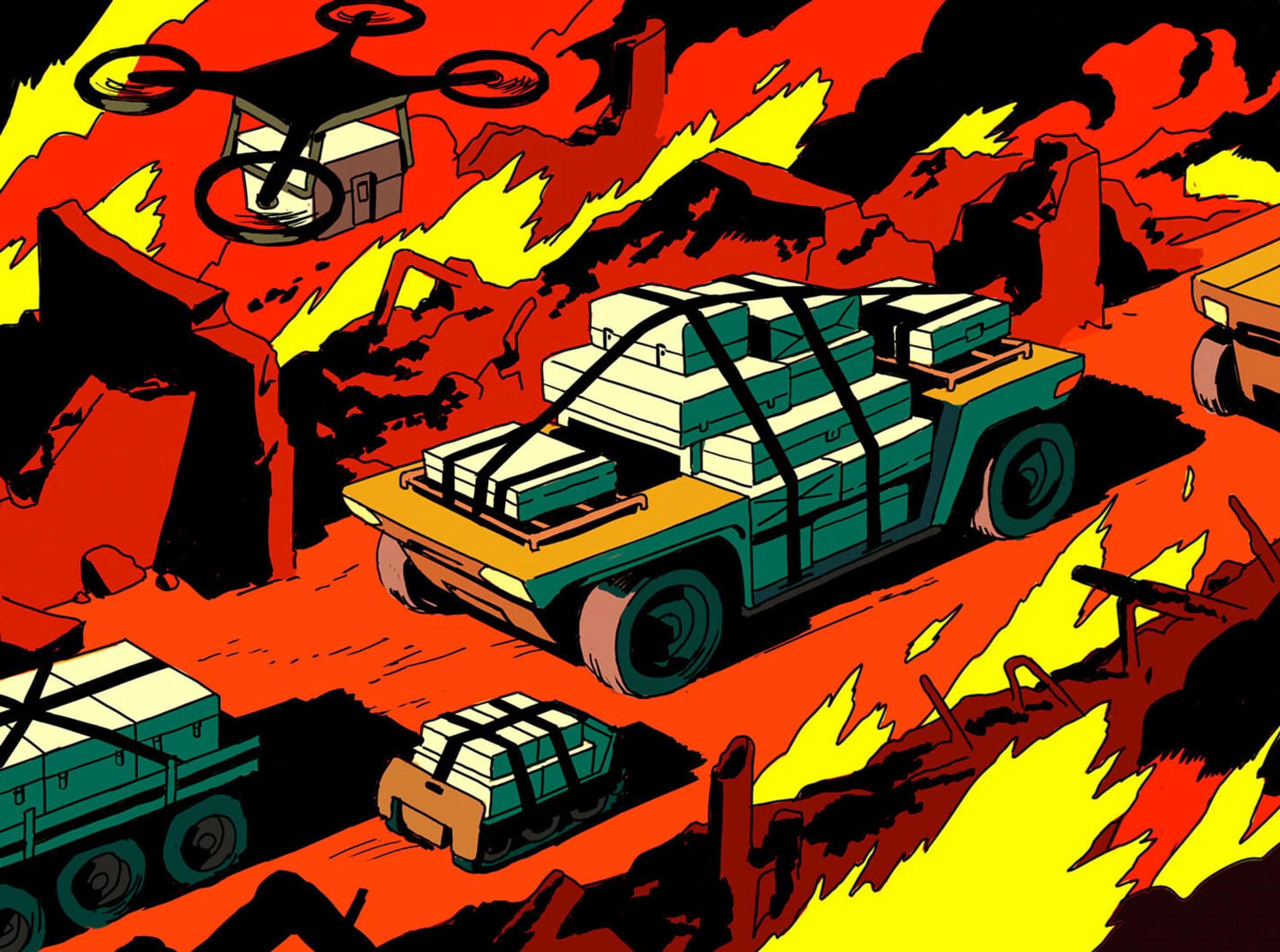 © Illustration: Patrick Leger/The Economist Blurred image background
