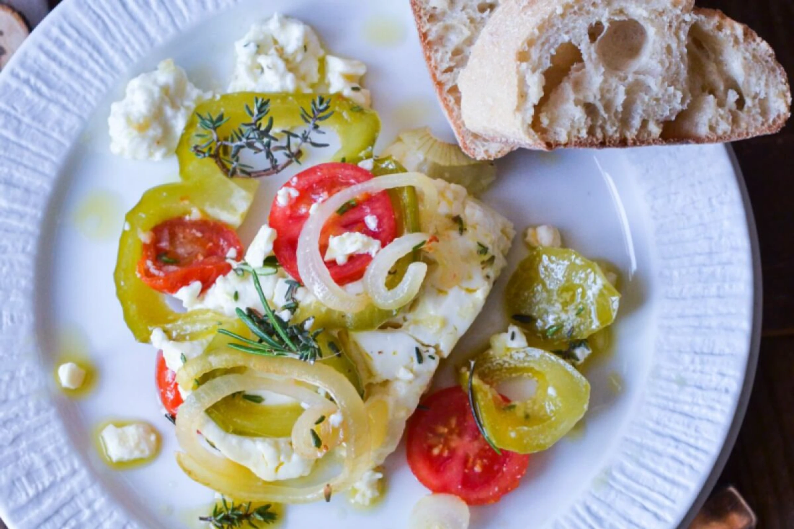 Für den gebackenen Feta siehtChristina Heß 30 Minuten im Ofen vor