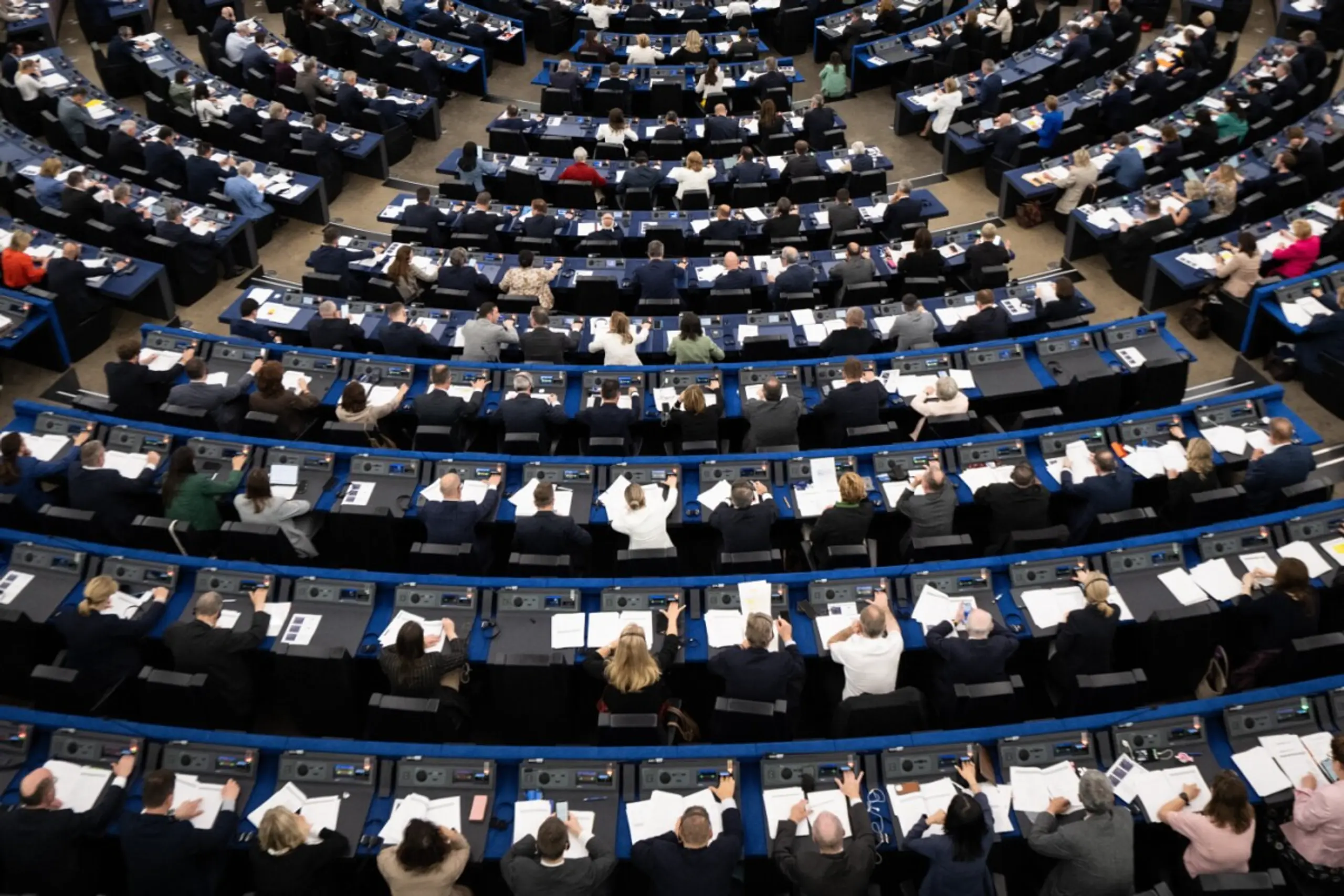 Abstimmung im EU-Parlament in Straßburg