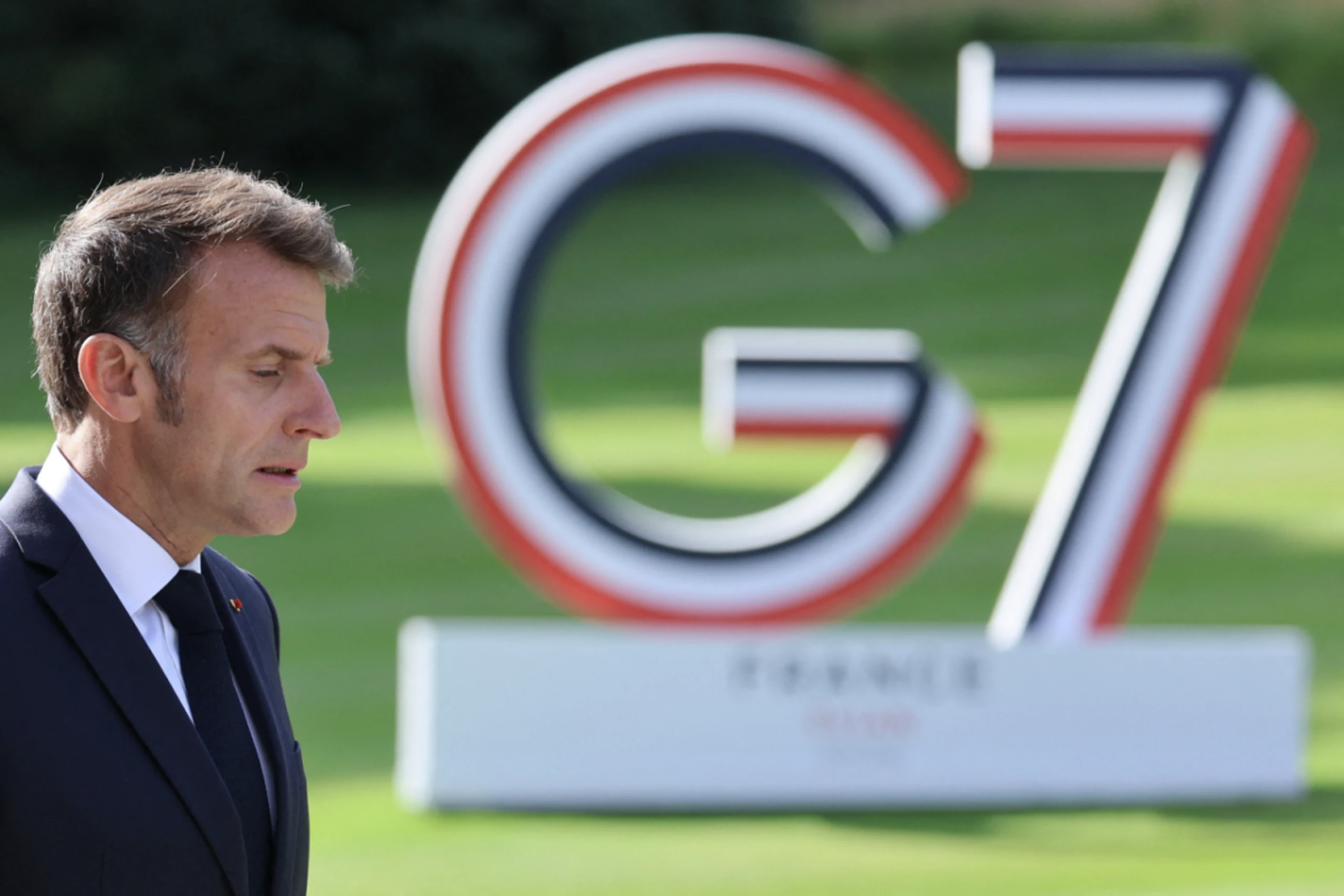 Frankreichs Präsident Macron ist der Gastgeber des G7-Treffens