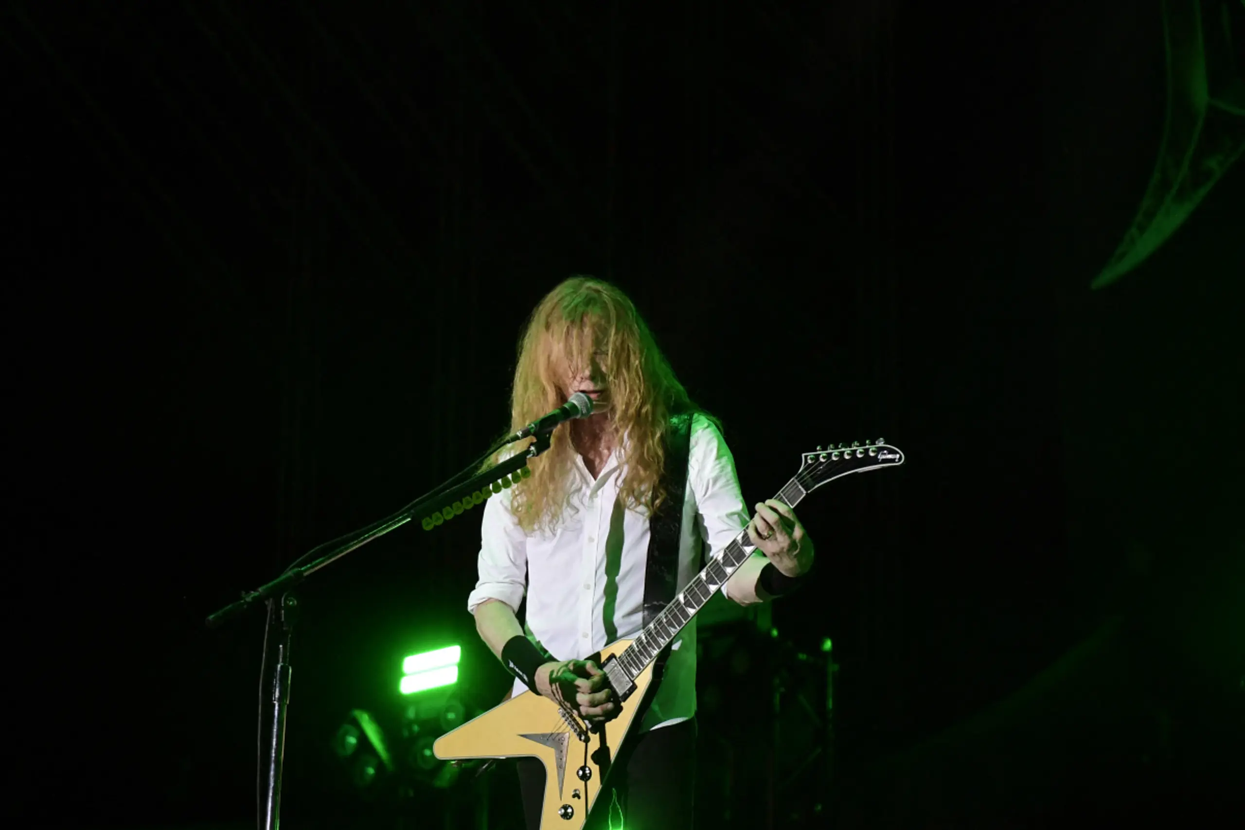 Dave Mustaine bei einem Auftritt in Spanien