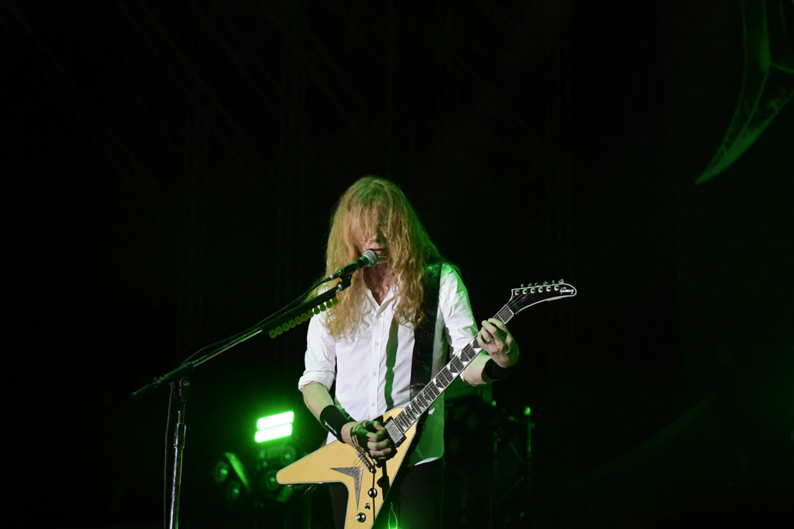 Dave Mustaine bei einem Auftritt in Spanien