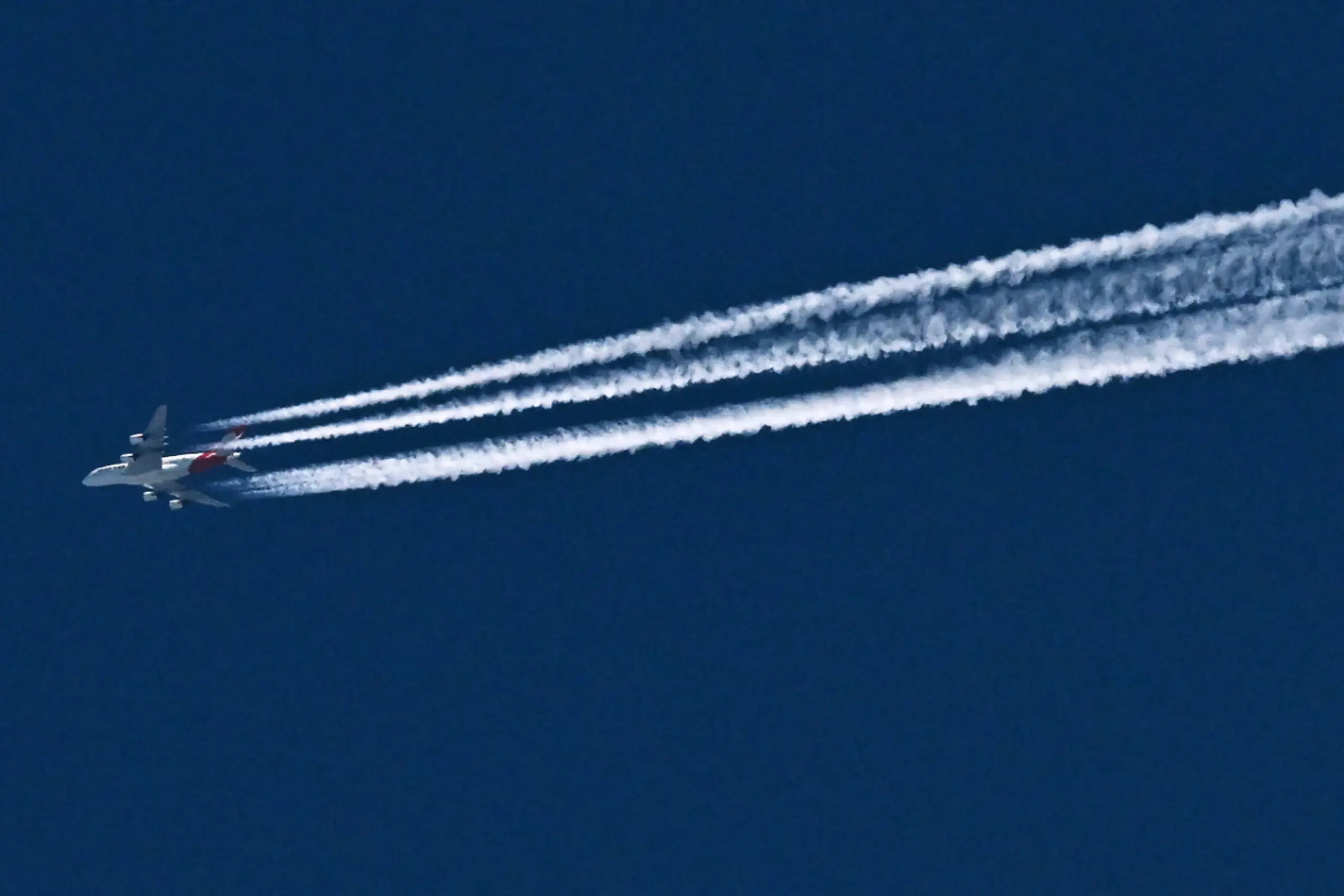 Qantas Boeing A380 von Sydney nach Johannesburg vorigen Oktober