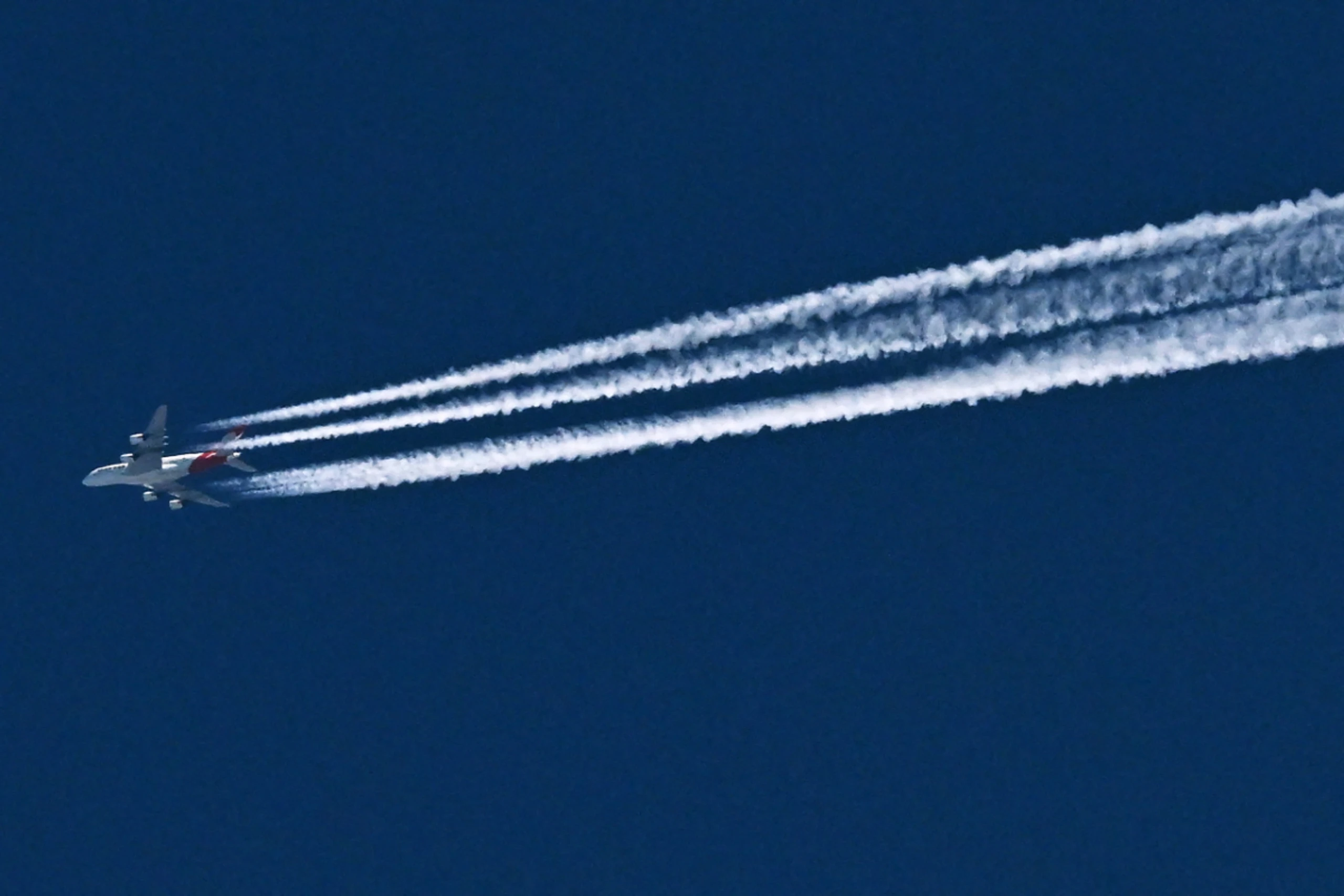Qantas Boeing A380 von Sydney nach Johannesburg vorigen Oktober