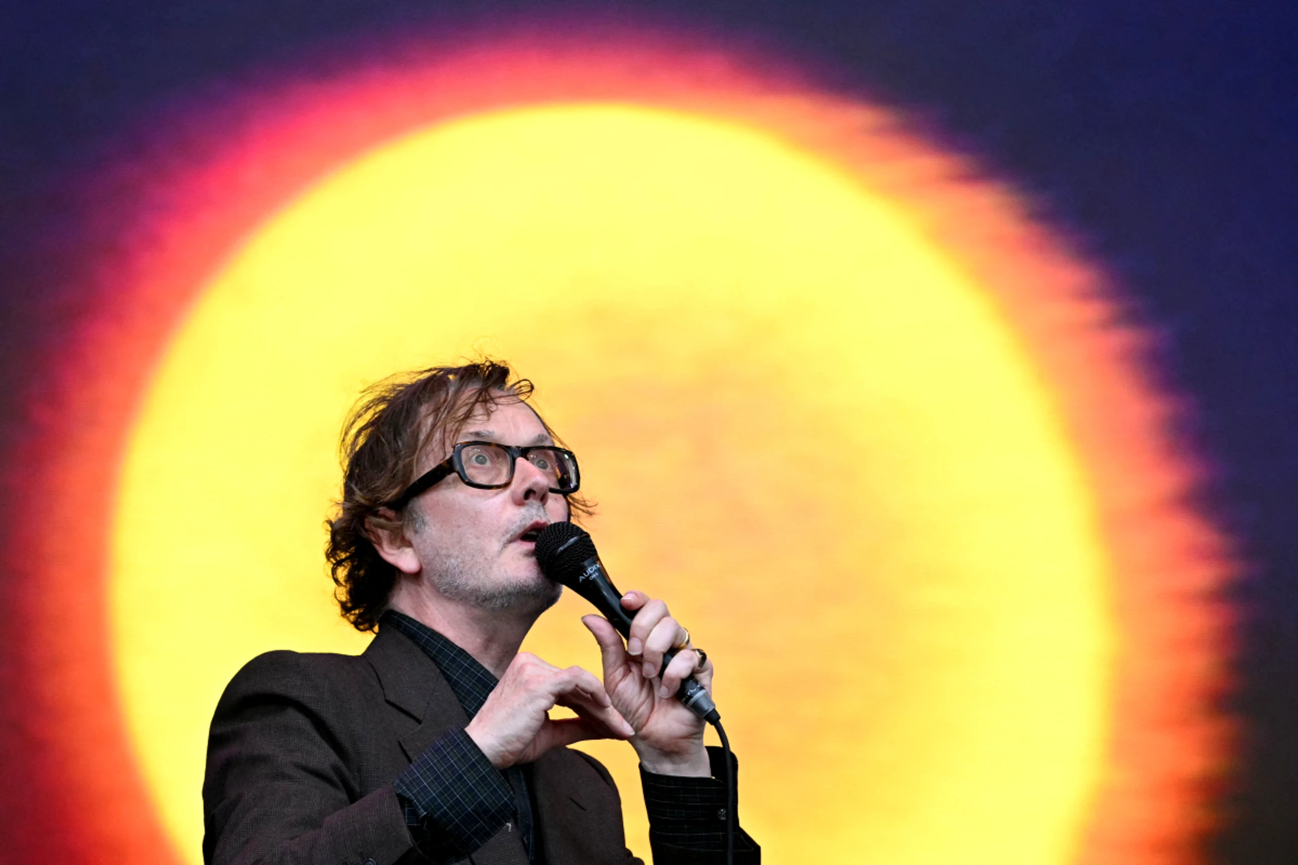 Jarvis Cocker von Pulp in Glastonbury  2025