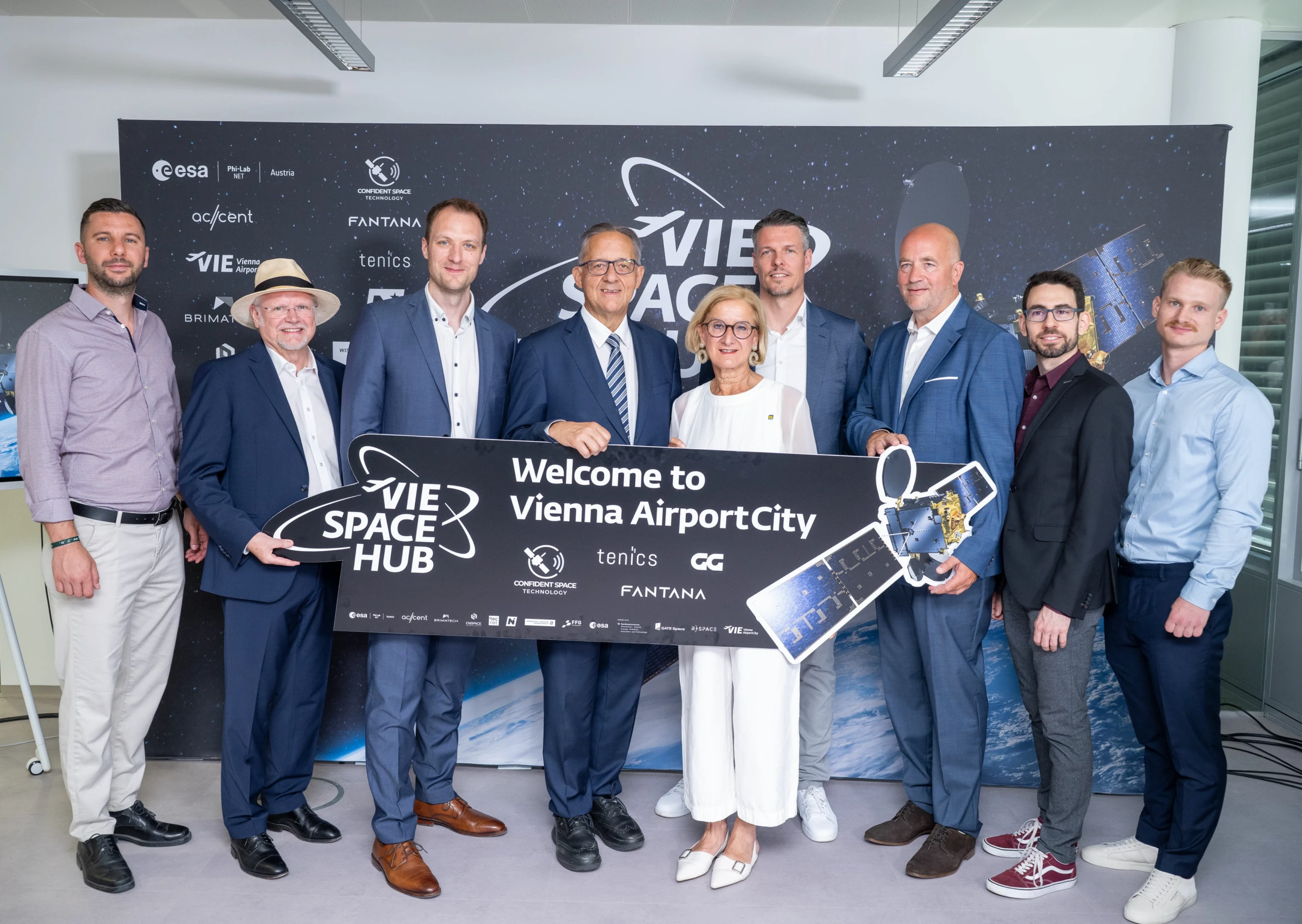 Pressekonferenz: Eröffnung Space Factory im ESA Phi-Lab Austria