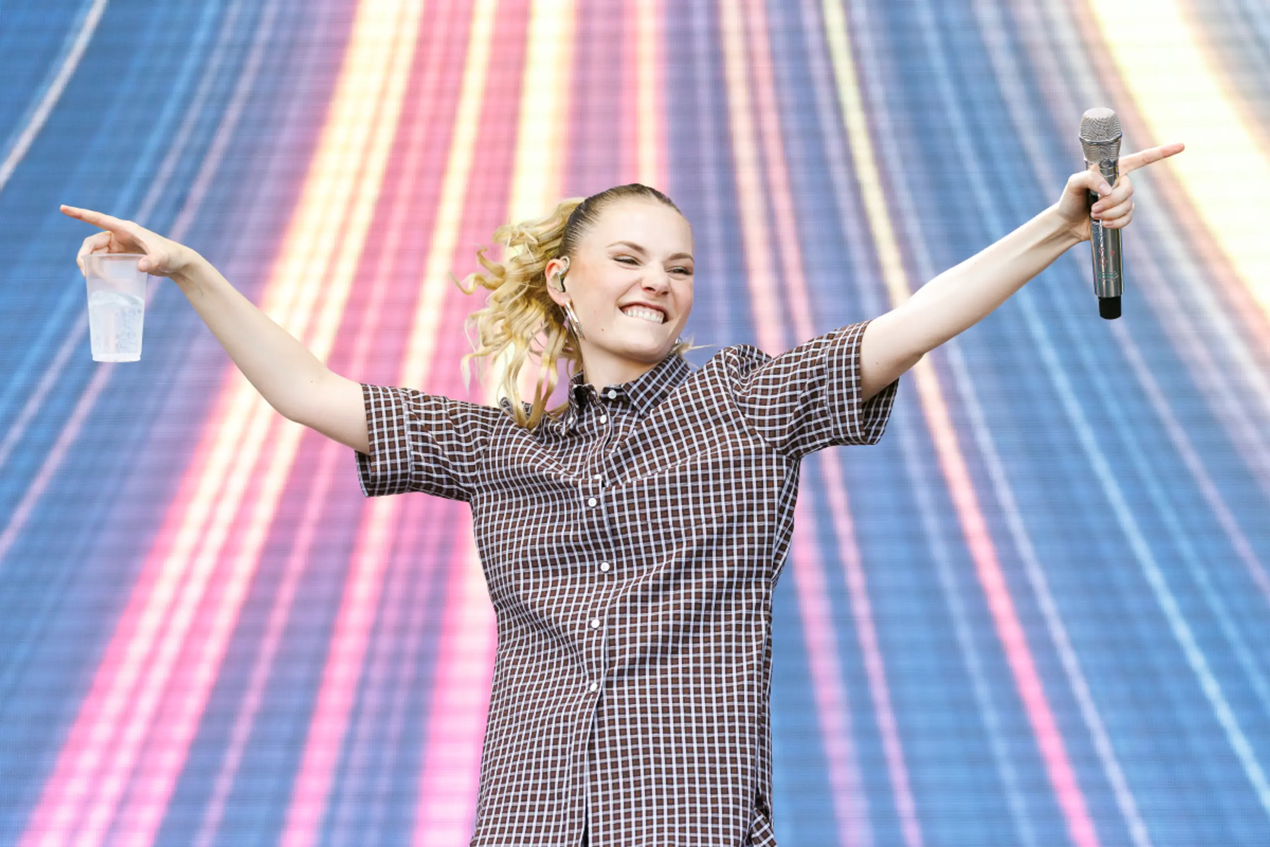 Esther Graf war 2025 auf dem Donauinselfest zu Gast