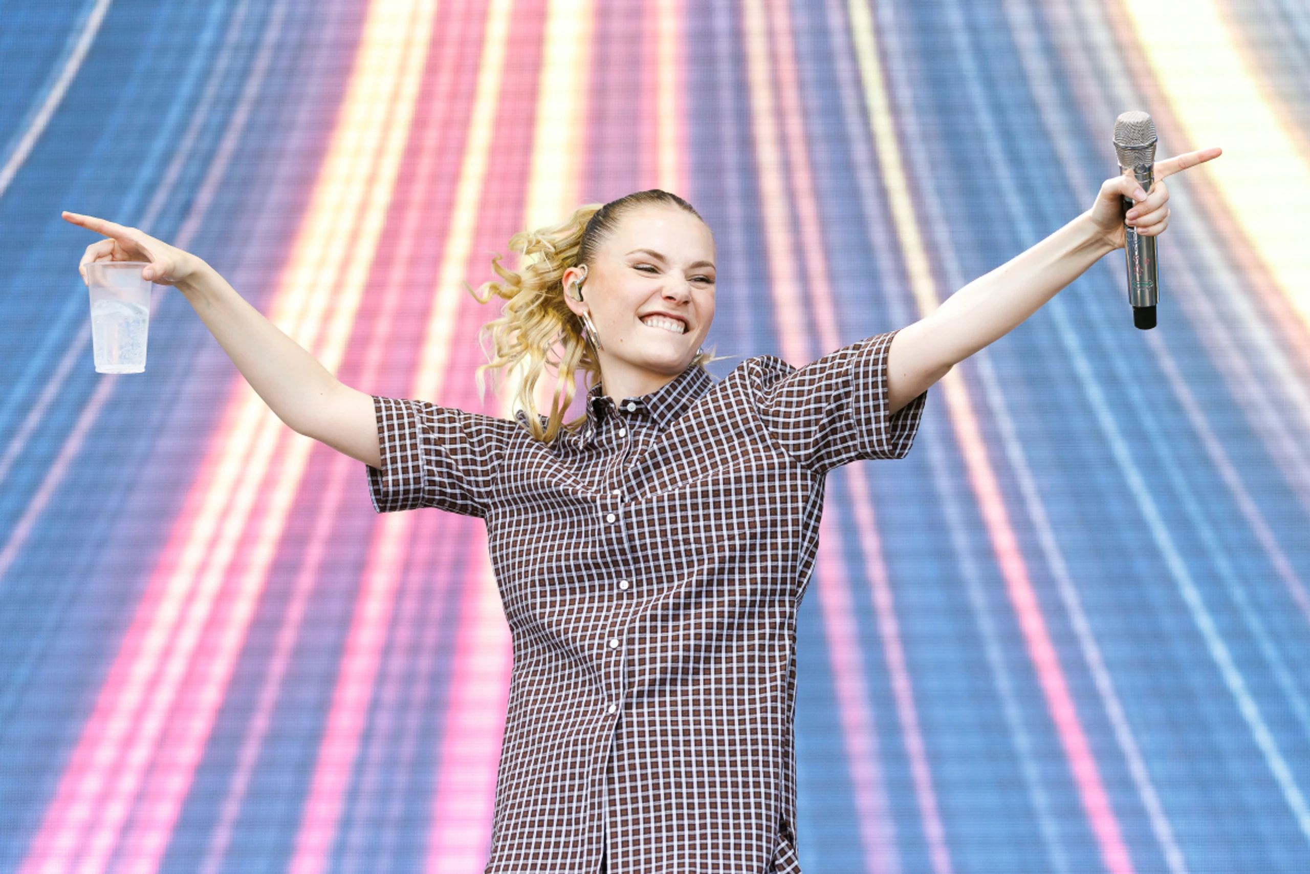 Esther Graf war 2025 auf dem Donauinselfest zu Gast