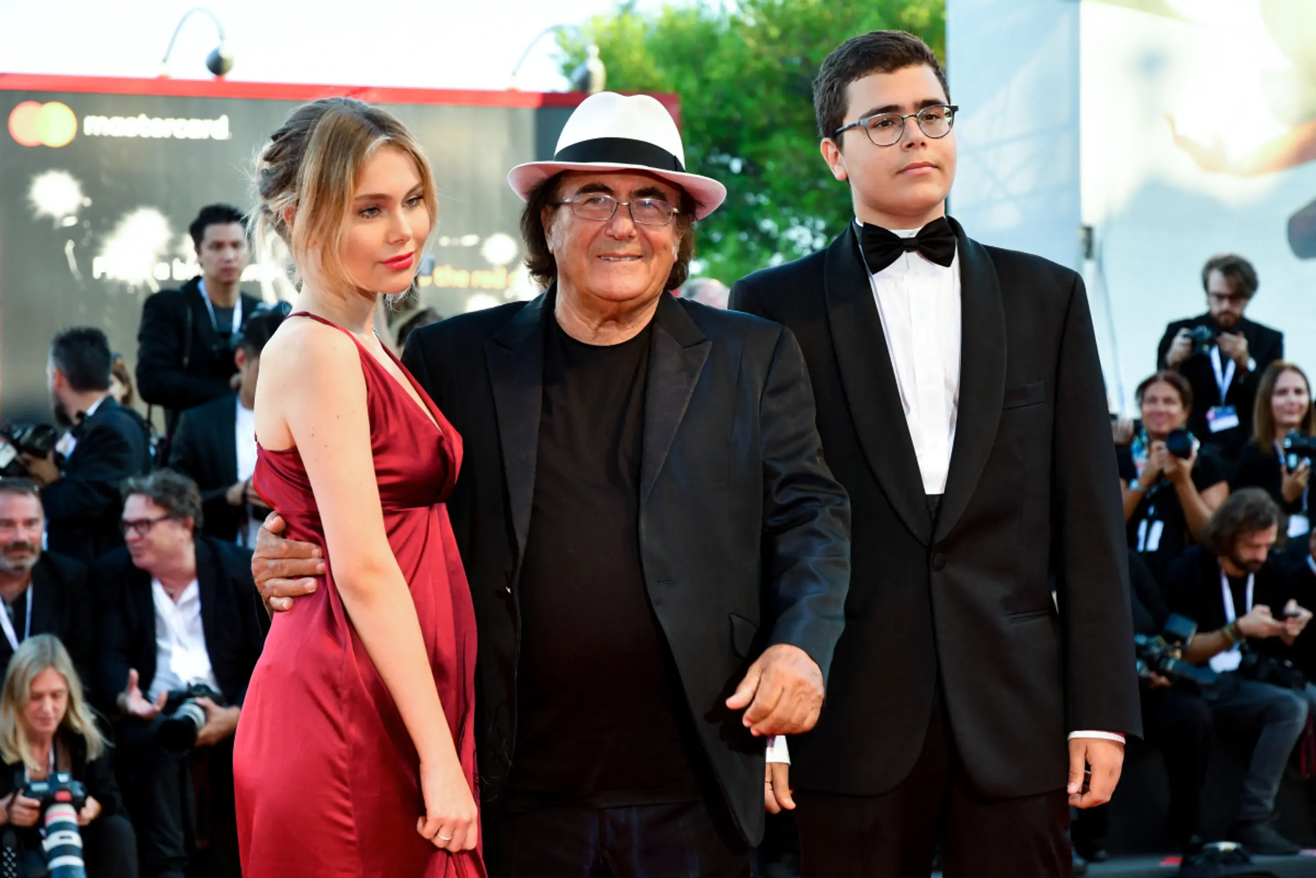 Al Bano Carrisi mit seinen beiden Kindern