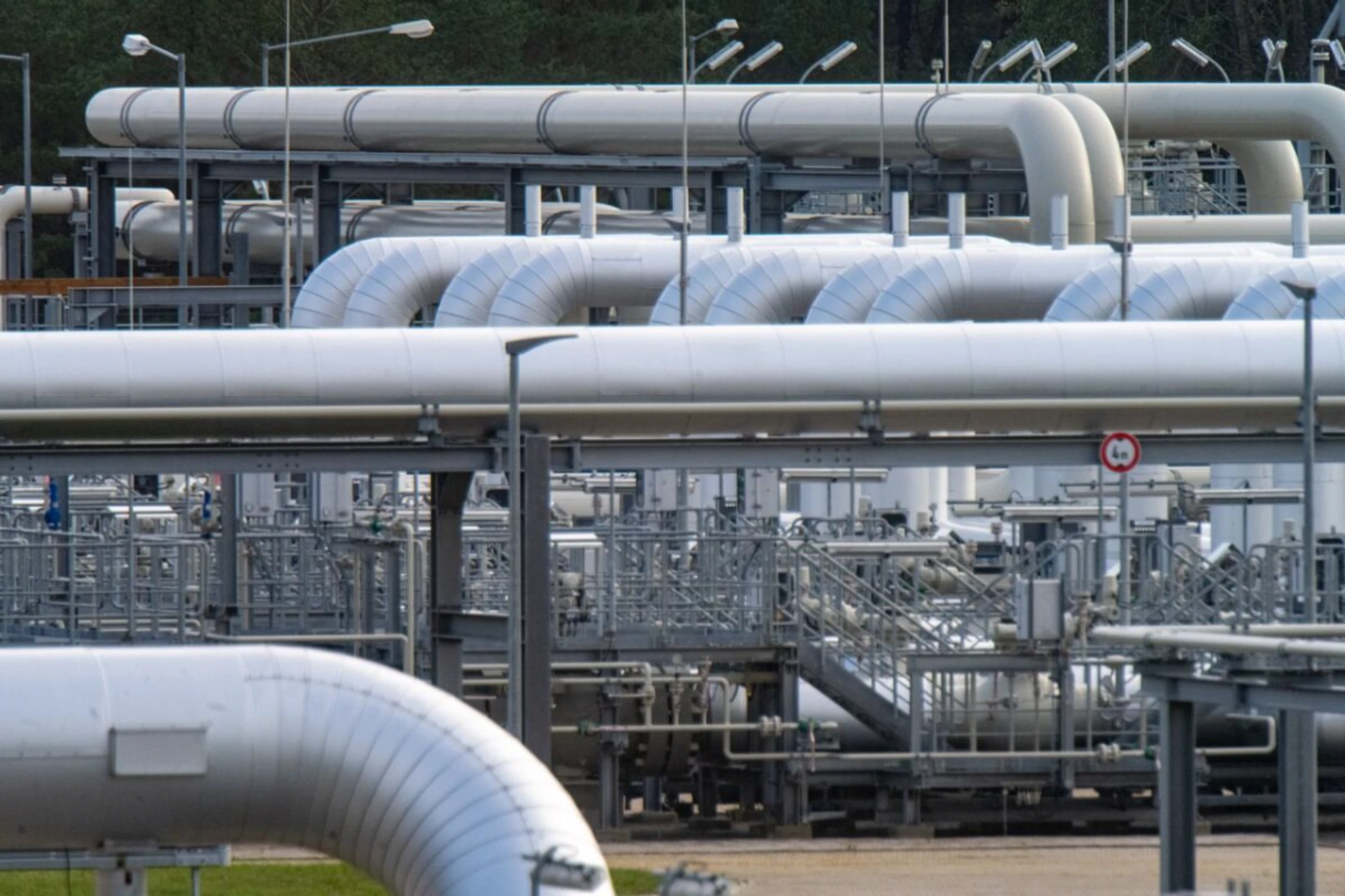 ++ ARCHIVBILD ++ Die Gasempfangsstation der ehemaligen Nord Stream 2-Pipeline