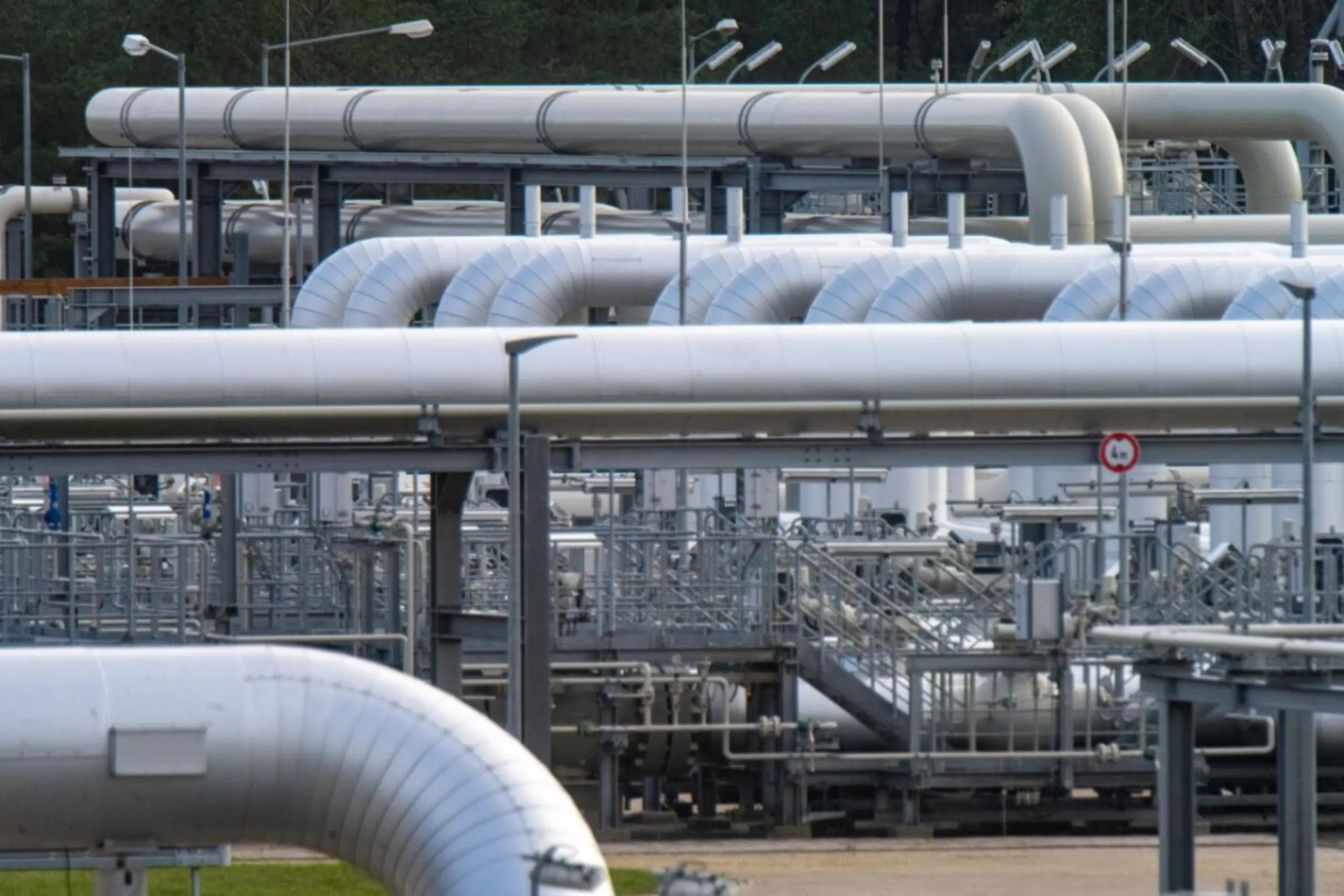 ++ ARCHIVBILD ++ Die Gasempfangsstation der ehemaligen Ostseepipeline Nord Stream 2