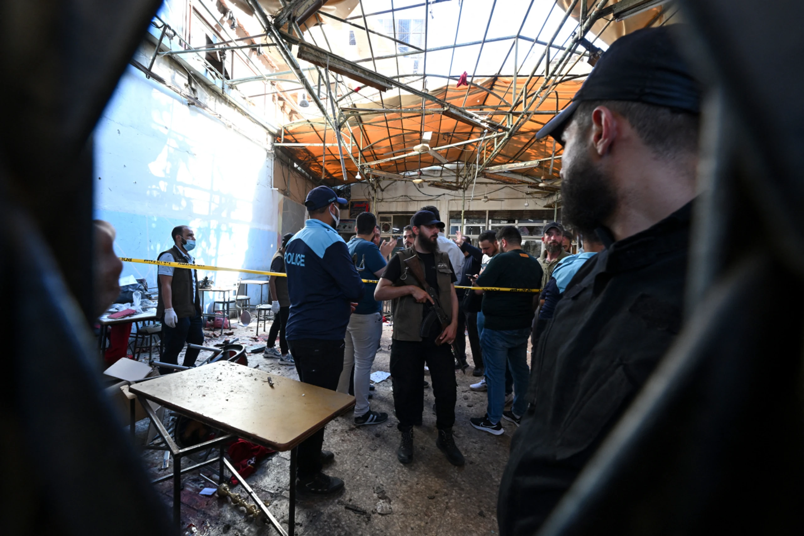 Explosion in Café in Damaskus