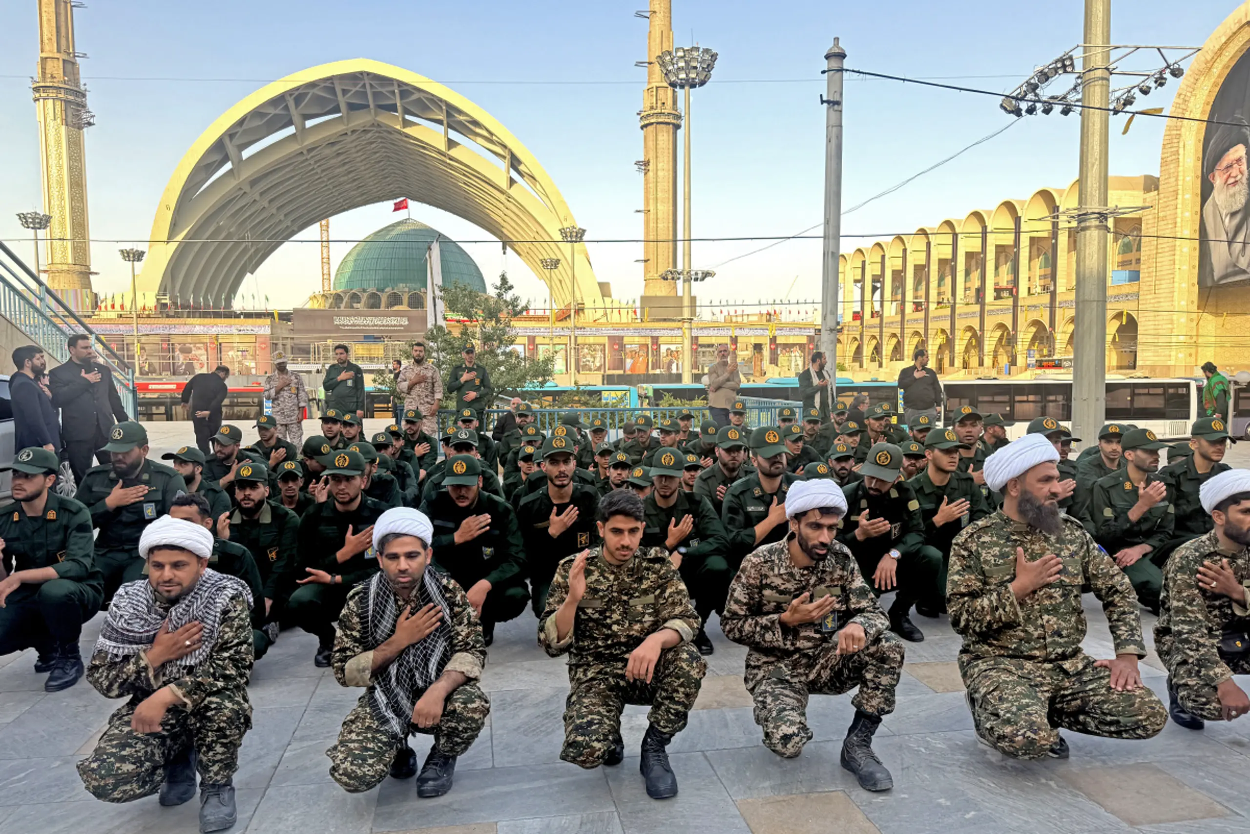 Die Iranischen Revolutionsgarden bereiten sich vor