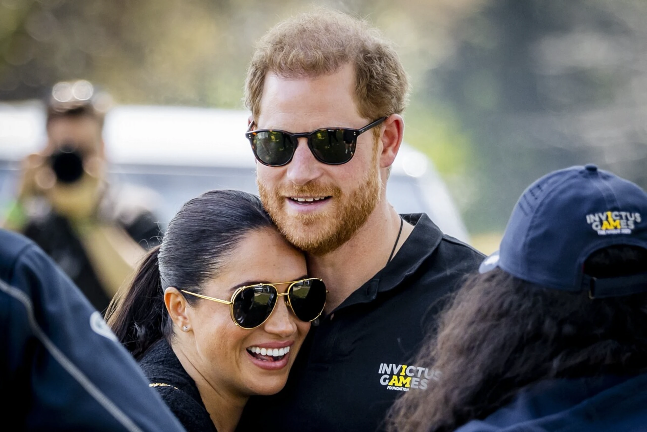 Prinz Harry mit seiner Frau Meghan