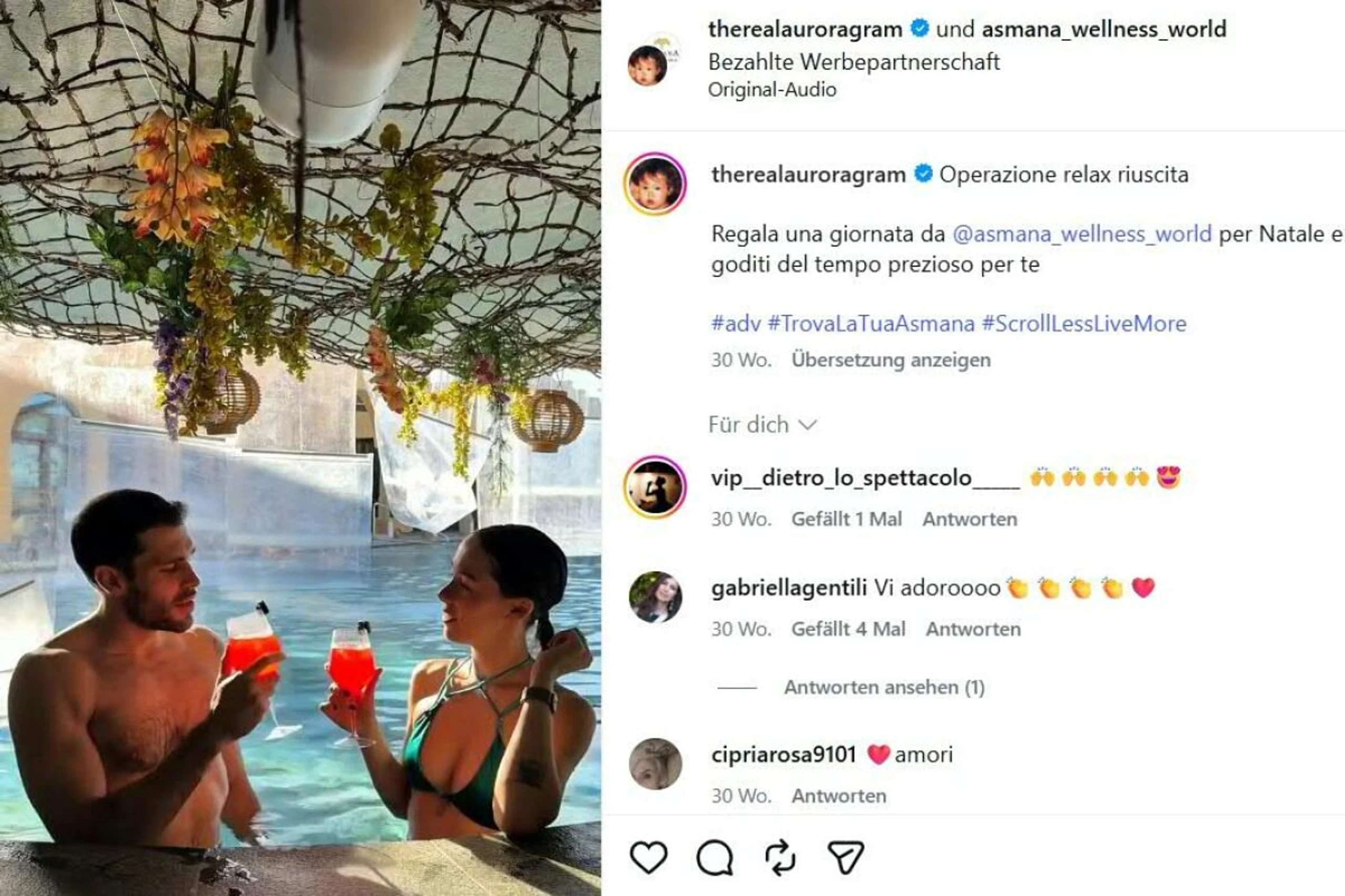 Aurora Ramazotti und Goffredo Cerza sind seit Jahren ein Paar