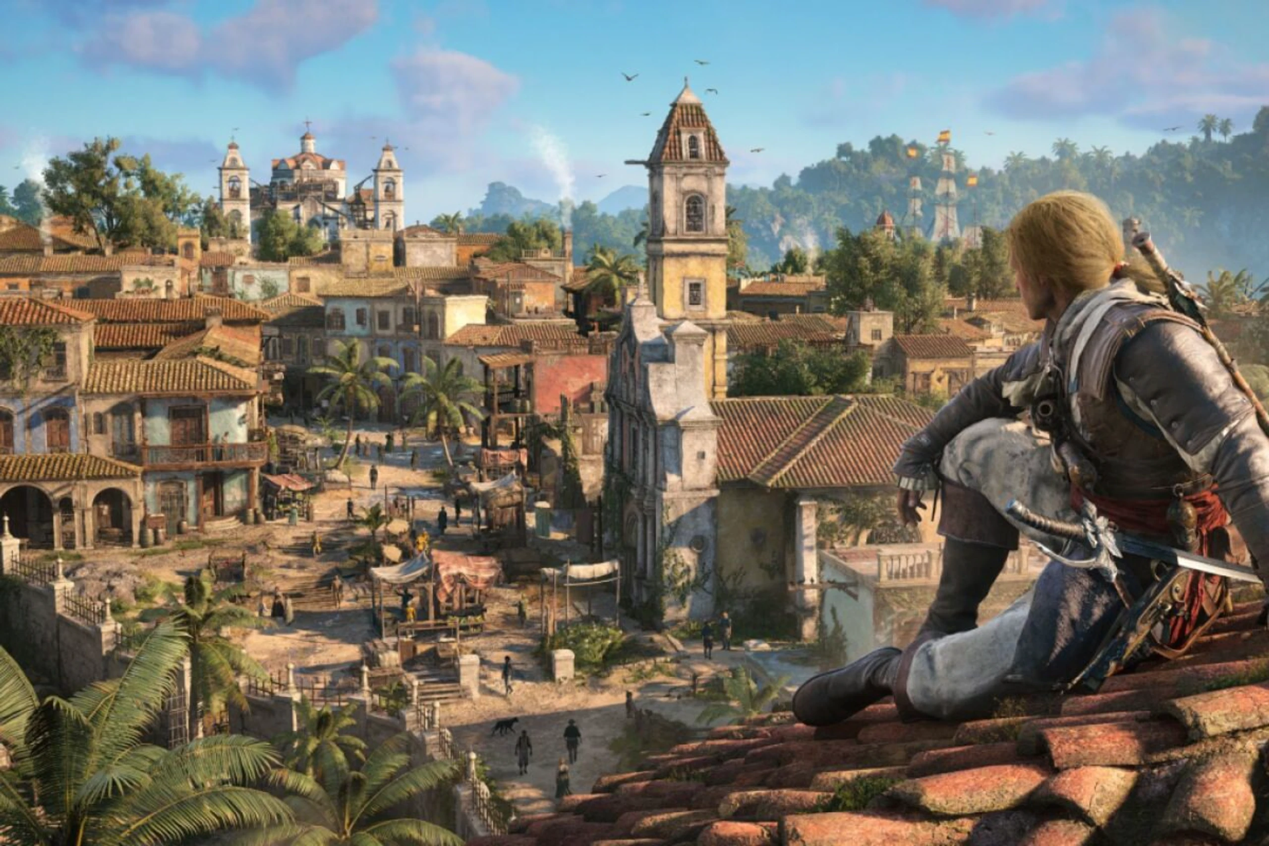 Wie immer bei Assassin's Creed kann man hohe Orte wie Türme besteigen