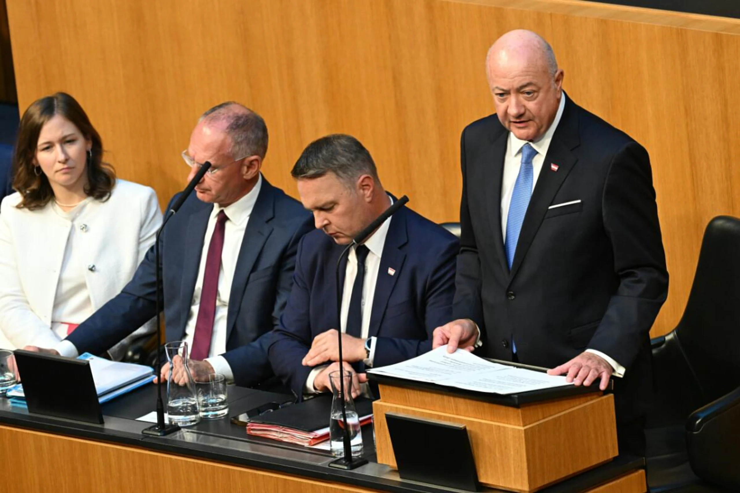 Die Bundesregierung verteidigte ihr Budget im Nationalrat