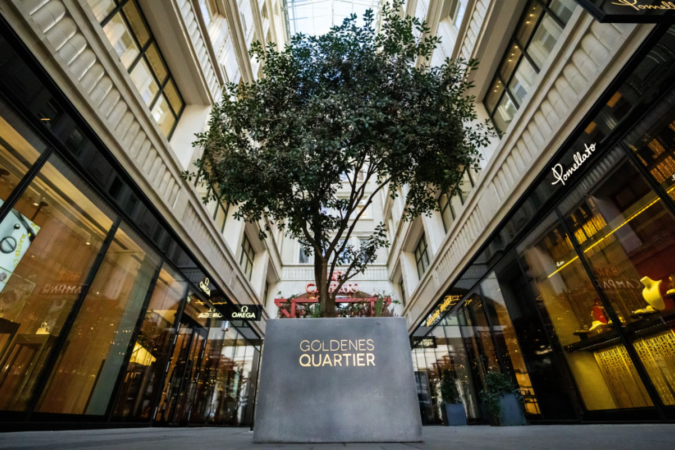 Das Goldene Quartier in Wien steht zum Verkauf