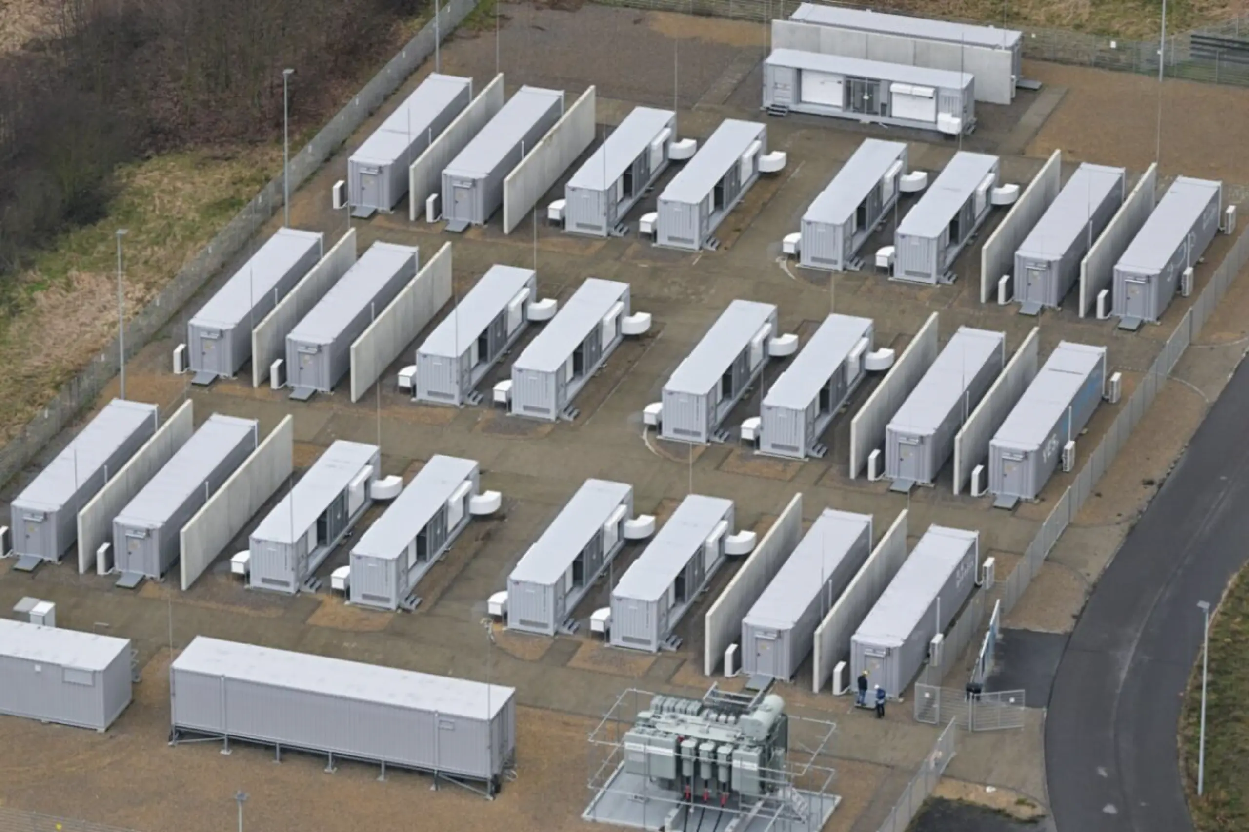 ++ ARCHIVBILD ++ Batteriecontainer in Deutschland mit 53 Megawattstunden Kapazität