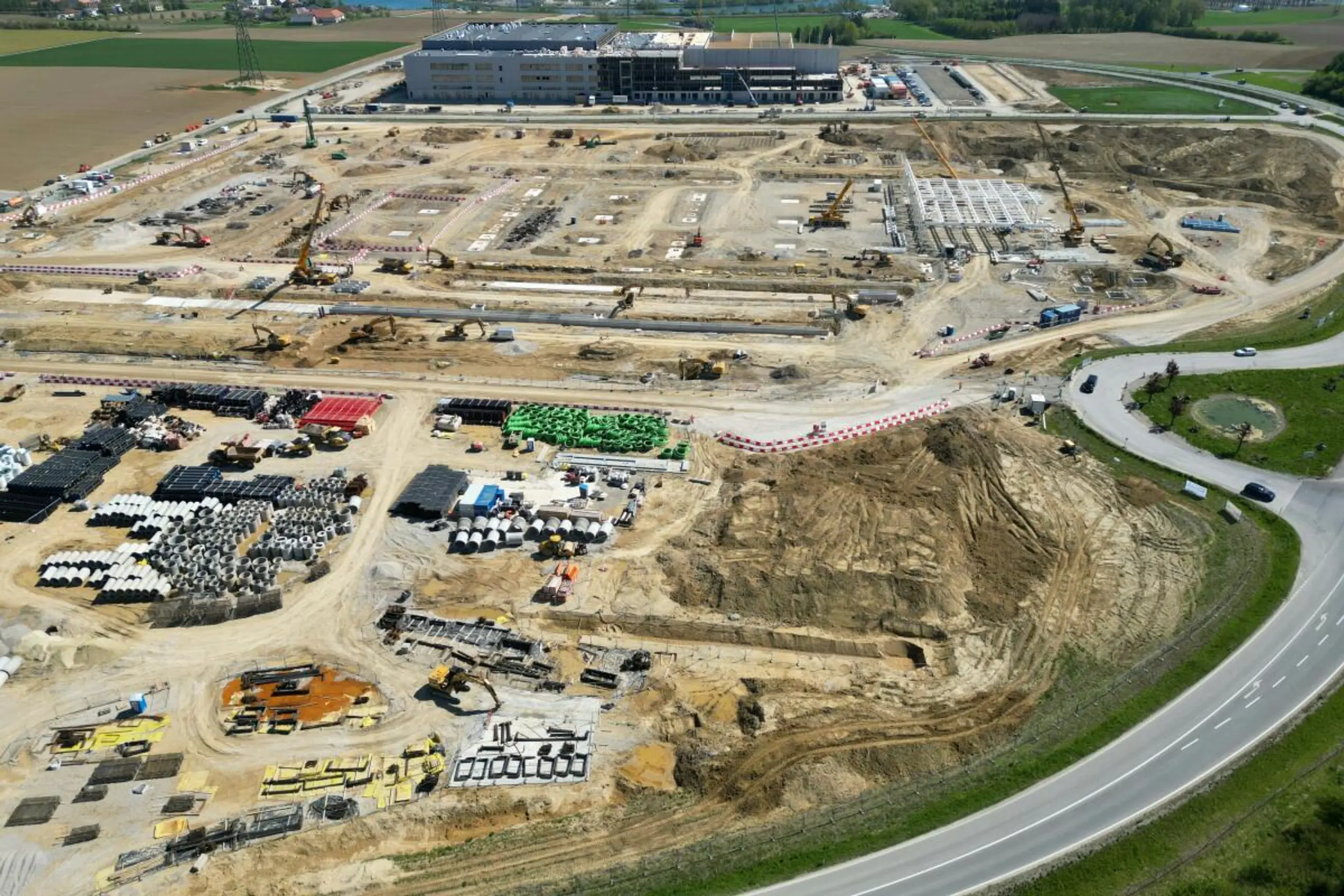 Es wird bereits gebaut