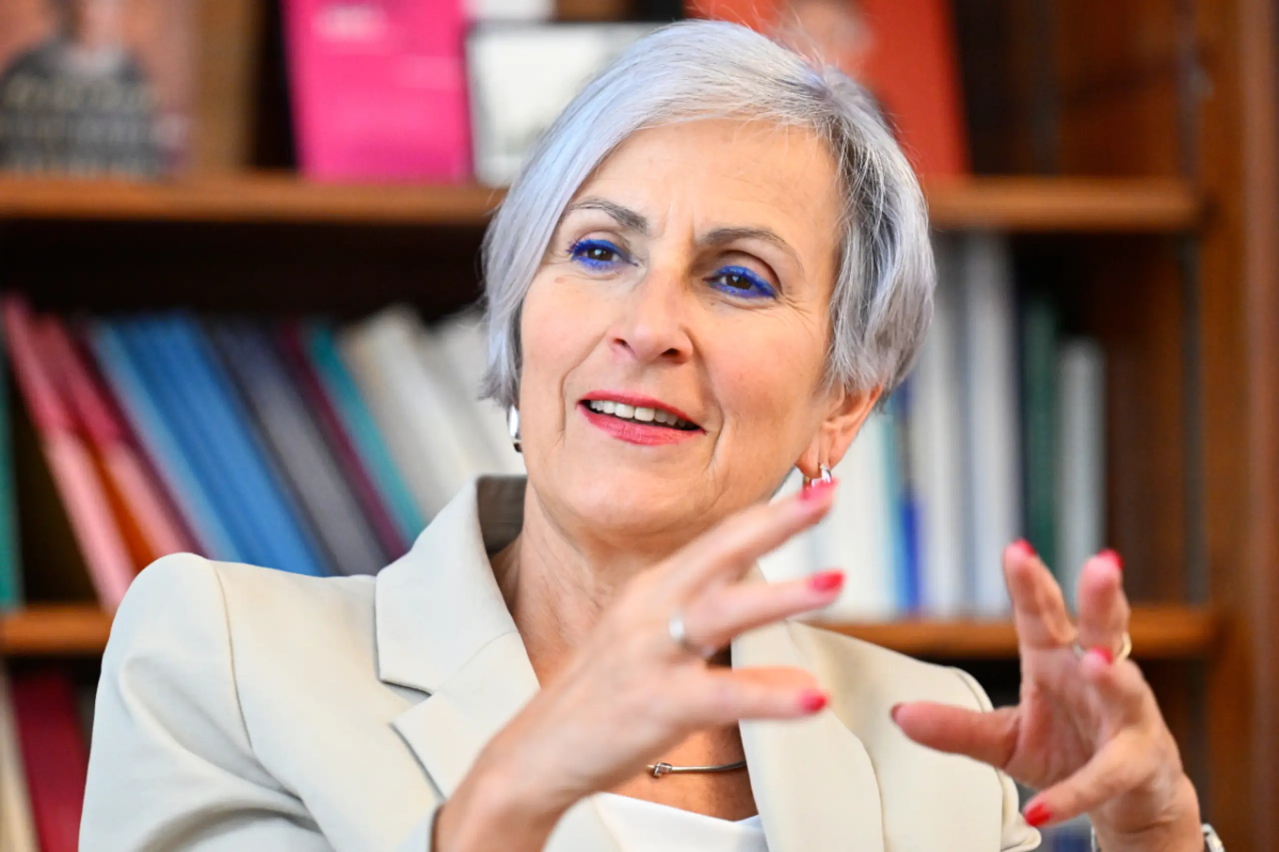 Justizministerin Anna Sporrer (SPÖ) im Interview mit der APA