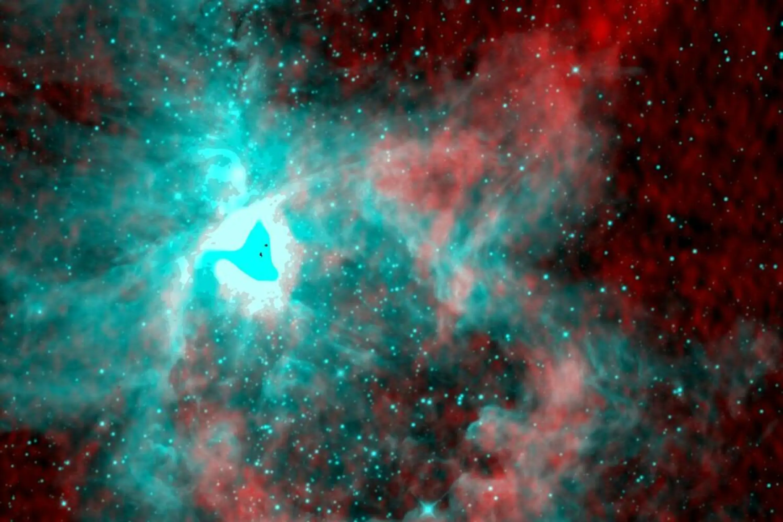 Schärfste Karte des neutralen atomaren Wasserstoffs im Orionnebel